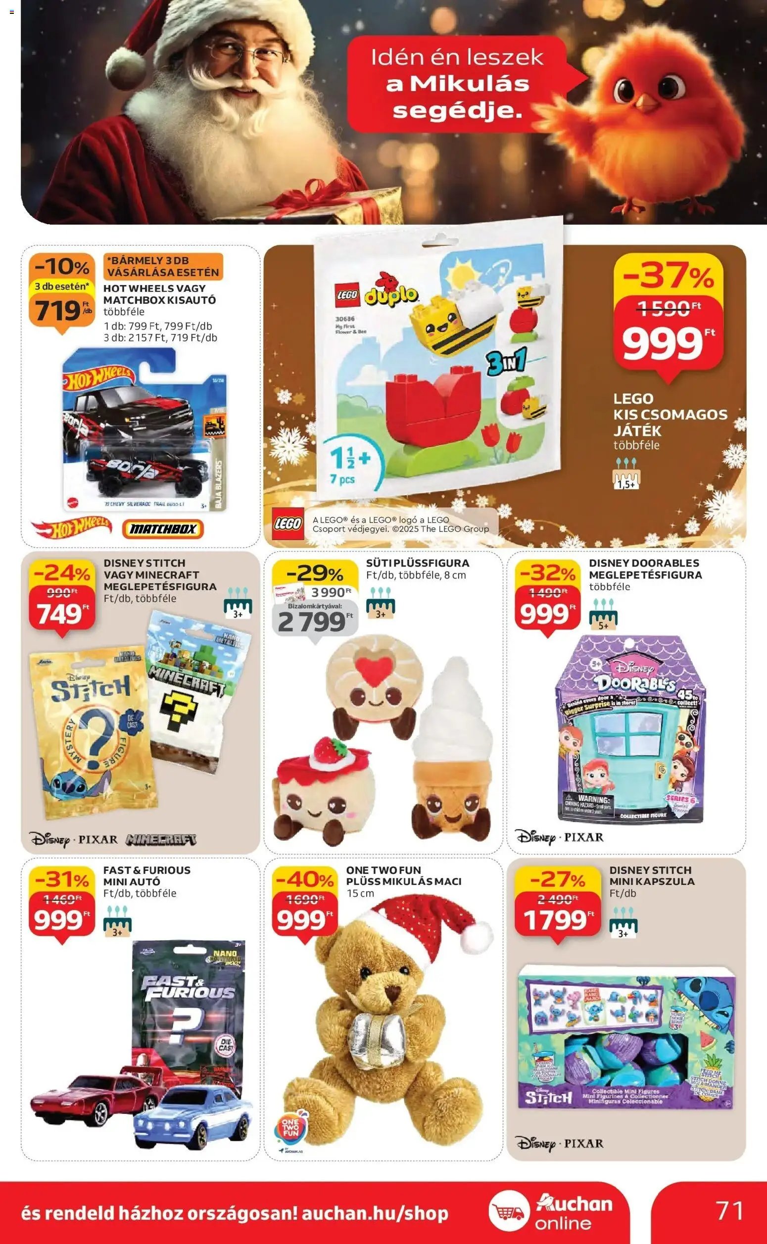 Auchan újság 2025.11.27. Szolnok Akciós újság Auchan (2025-11-27 - 2025-12-03)