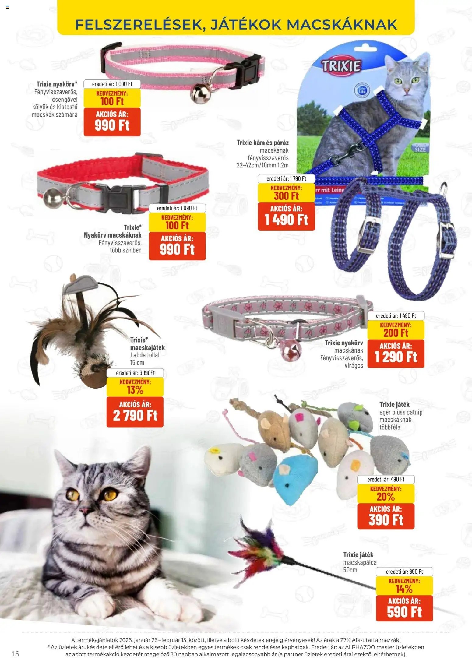 AlphaZoo újság 2026.01.26. Akciós újság AlphaZoo (2026-01-26 - 2026-02-15)