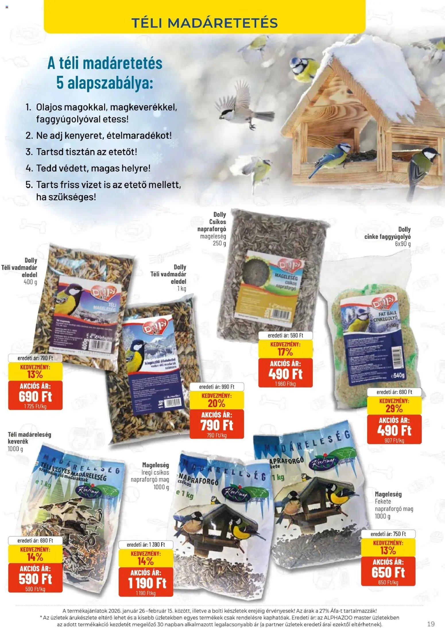 AlphaZoo újság 2026.01.26. Akciós újság AlphaZoo (2026-01-26 - 2026-02-15)