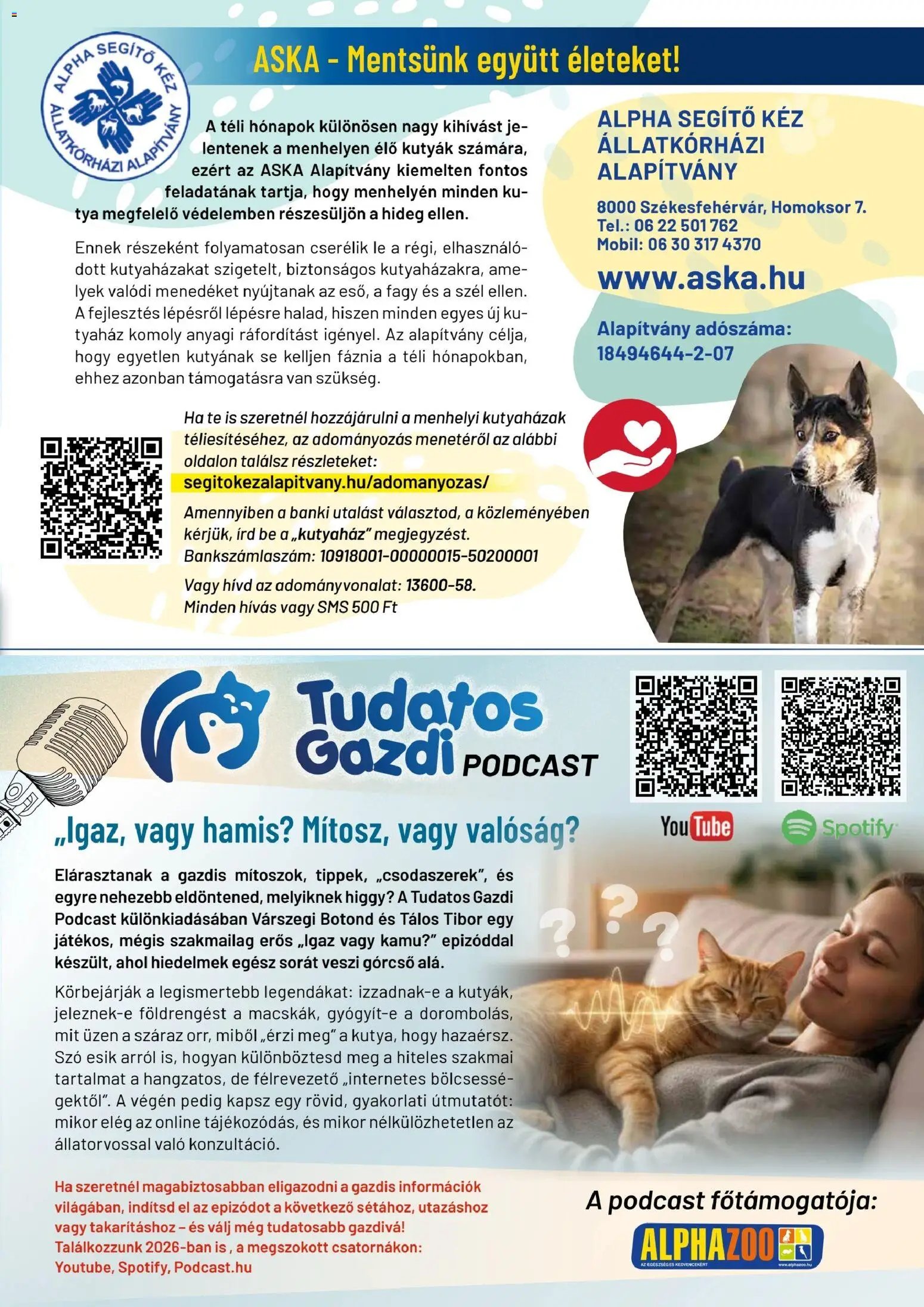 AlphaZoo újság 2026.01.26. Akciós újság AlphaZoo (2026-01-26 - 2026-02-15)