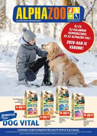 AlphaZoo újság 2026.01.26. Akciós újság AlphaZoo (2026-01-26 - 2026-02-15)