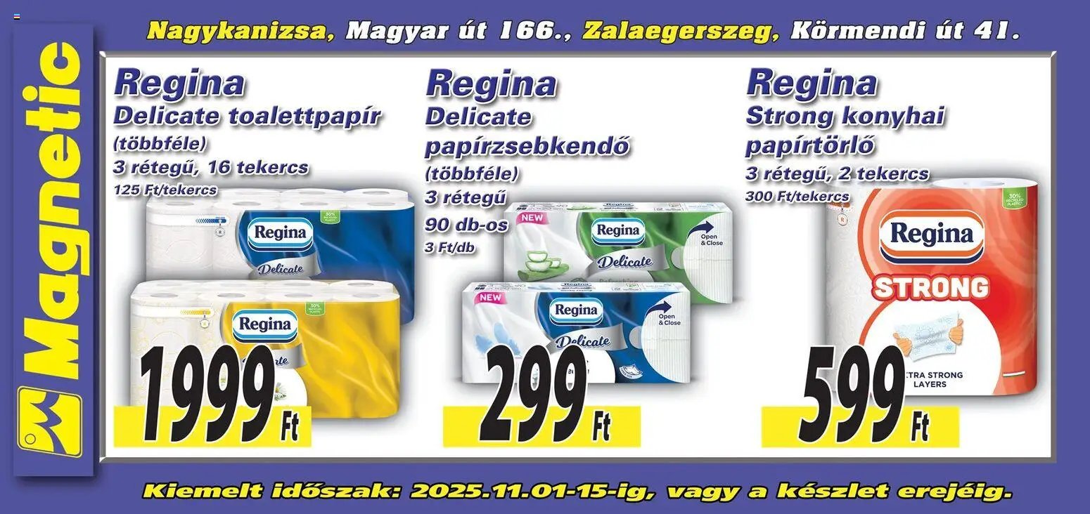 Magnetic újság 2025.11.01. Aktuális óriásplakátok (2025-11-01 - 2025-11-15)