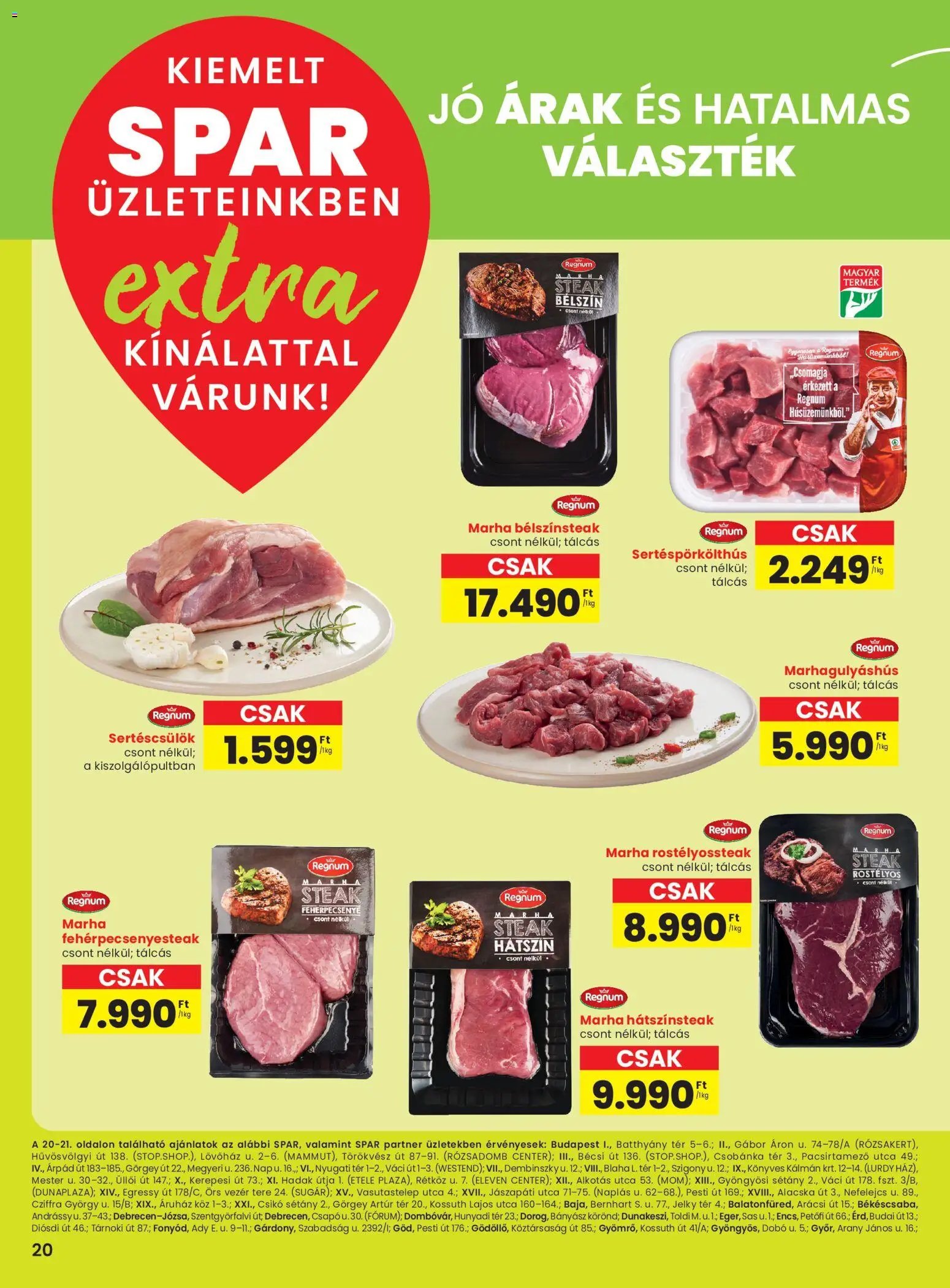 Spar újság 2025.10.30. Extra ajánlat (2025-10-30 - 2025-11-05)