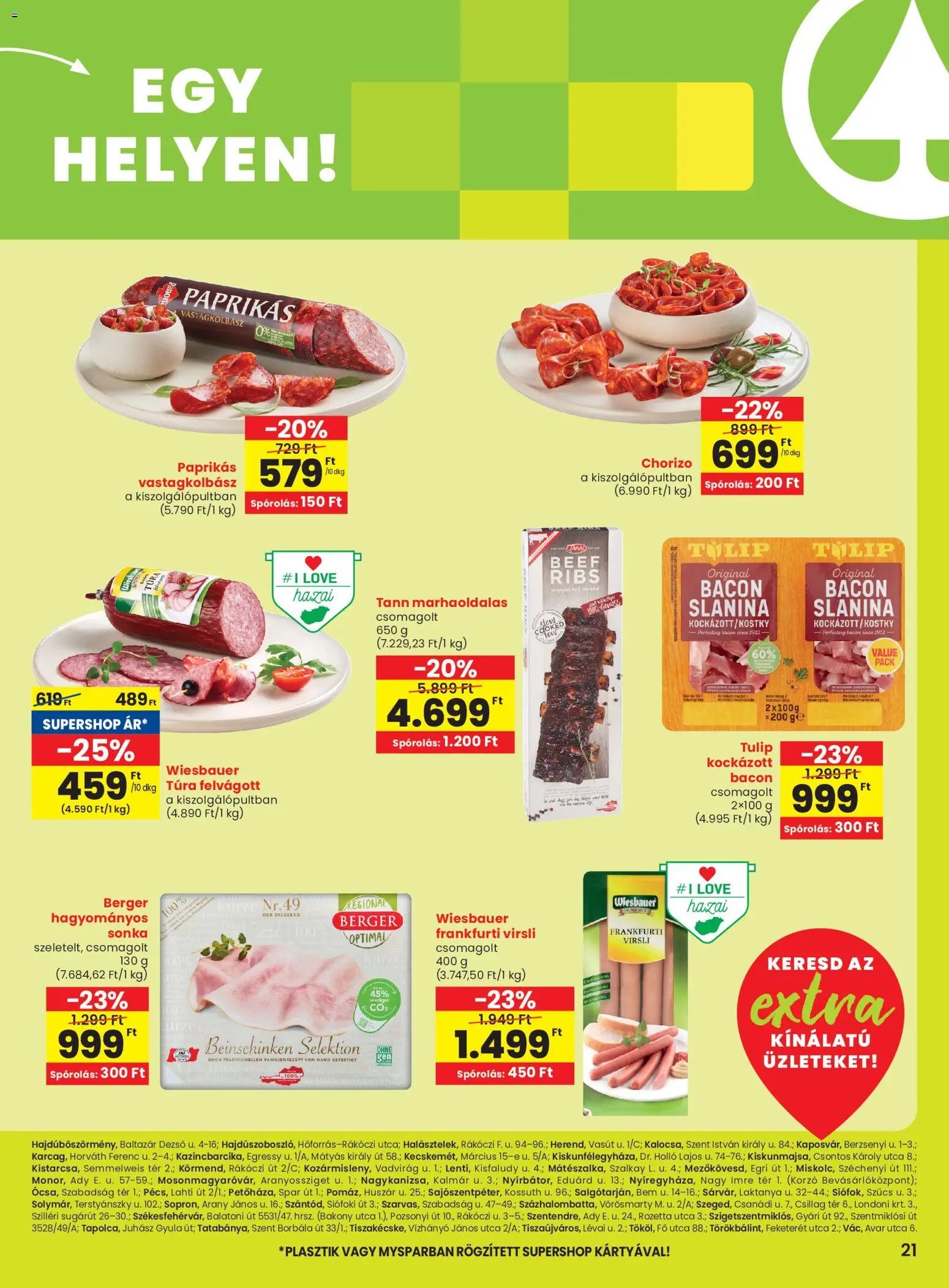 Spar újság 2025.10.30. Extra ajánlat (2025-10-30 - 2025-11-05)