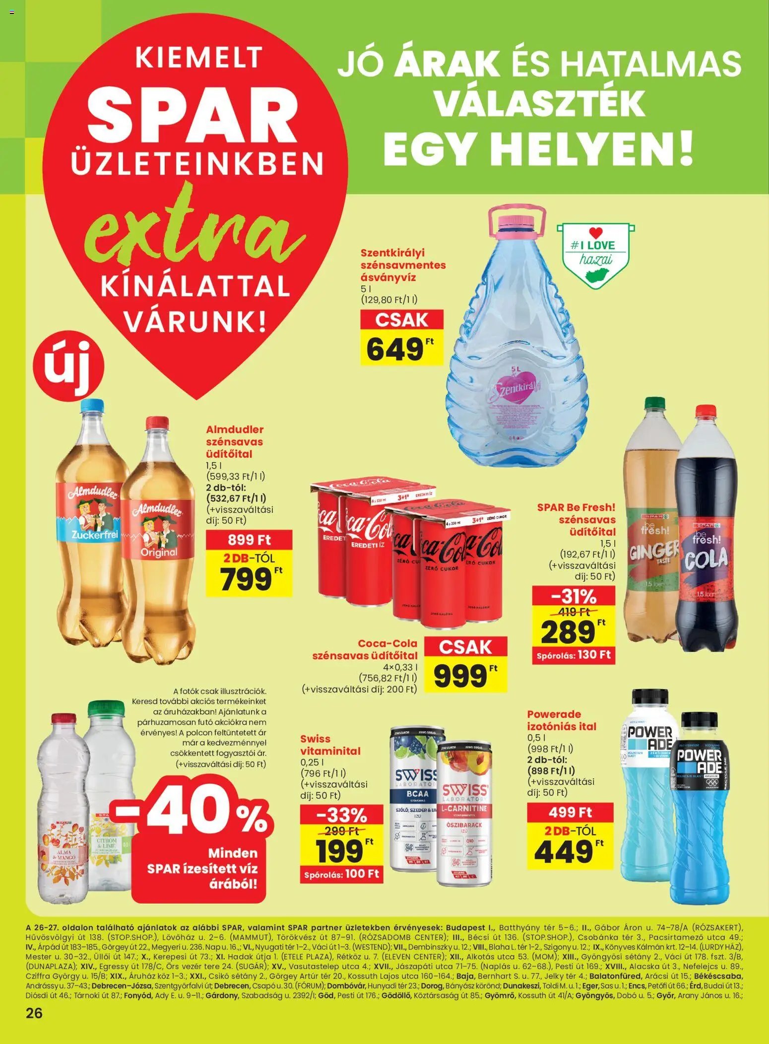 Spar újság 2025.10.30. Extra ajánlat (2025-10-30 - 2025-11-05)