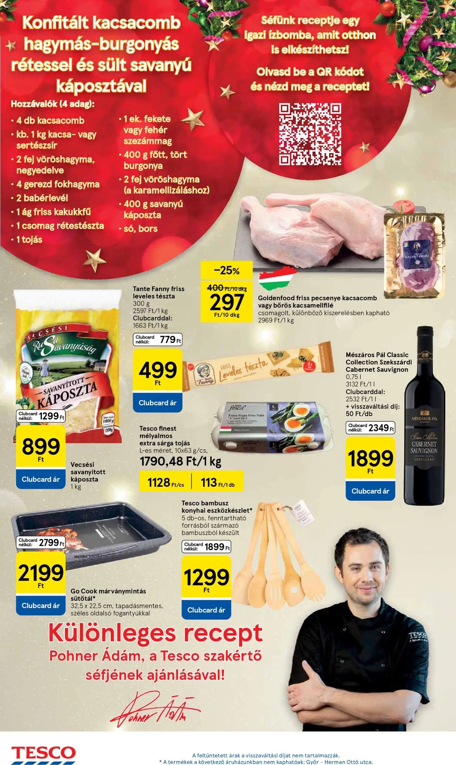 Tesco újság 2025.12.11. Szupermarket akciós újság (2025-12-11 - 2025-12-17)