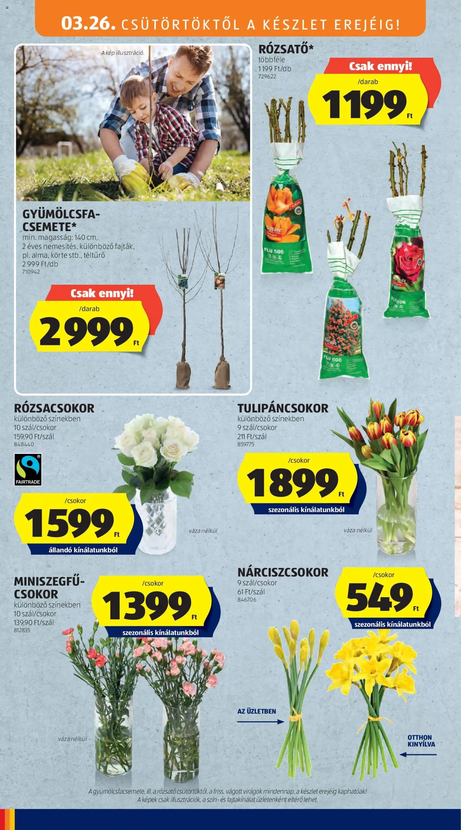 Aldi újság 2026.03.26. Aldi Középső sor termékei (2026-03-26 - 2026-04-01)