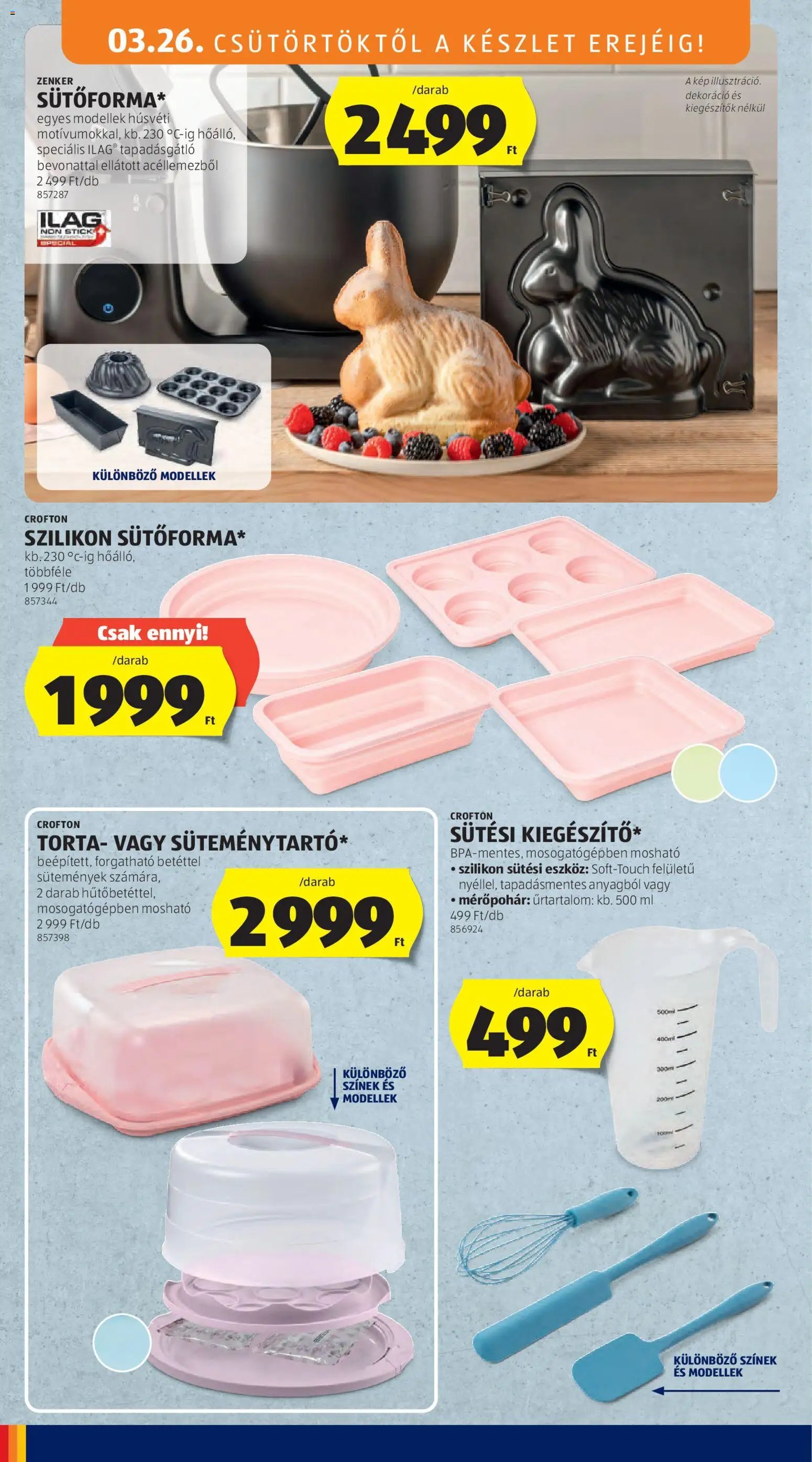 Aldi újság 2026.03.26. Aldi Középső sor termékei (2026-03-26 - 2026-04-01)