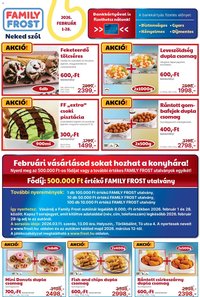 Family Frost újság 2026.02.01. Akciós újság Family Frost (2026-02-01 - 2026-02-28)