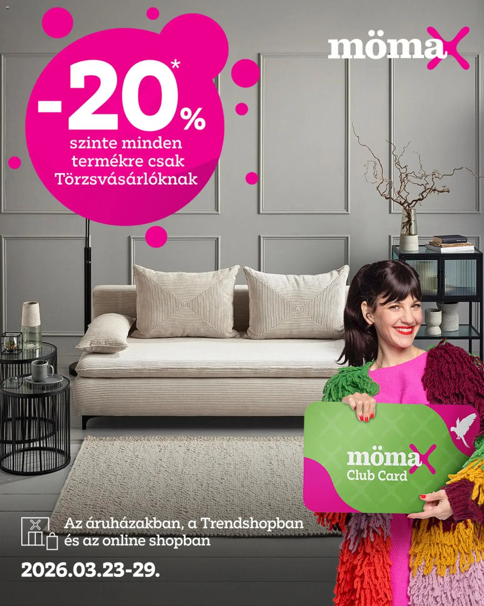 Mömax újság 2026.03.23. Mömax akciós újság (2026-03-23 - 2026-03-29)