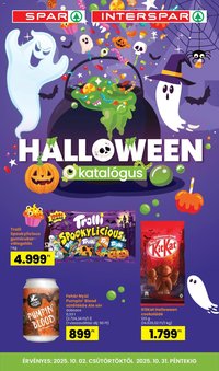 Interspar újság 2025.10.02. Halloween katalógus (2025-10-02 - 2025-10-31)