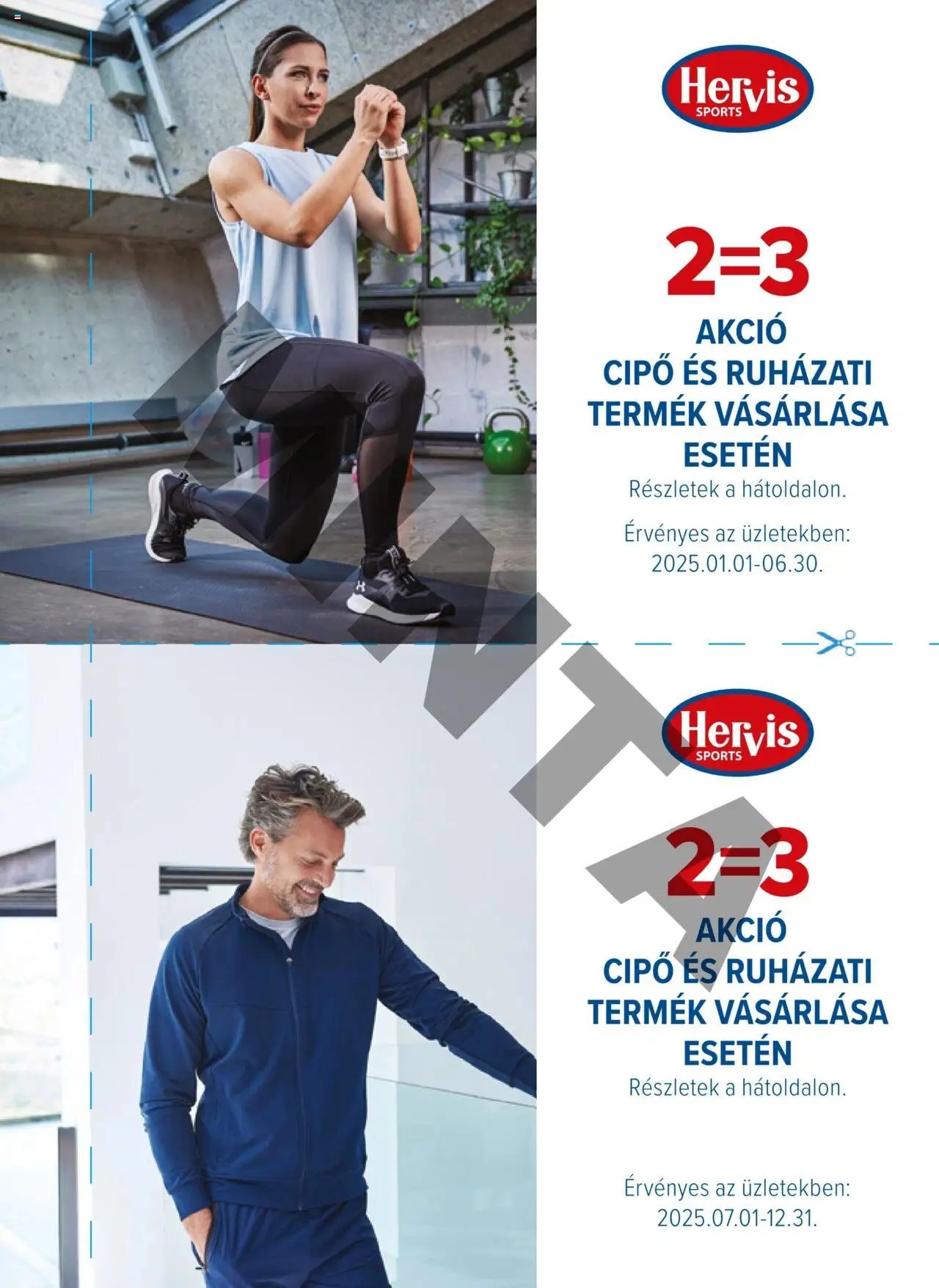 Hervis Sports újság 2025.01.01. Kuponfüzet (2025-01-01 - 2025-12-31)