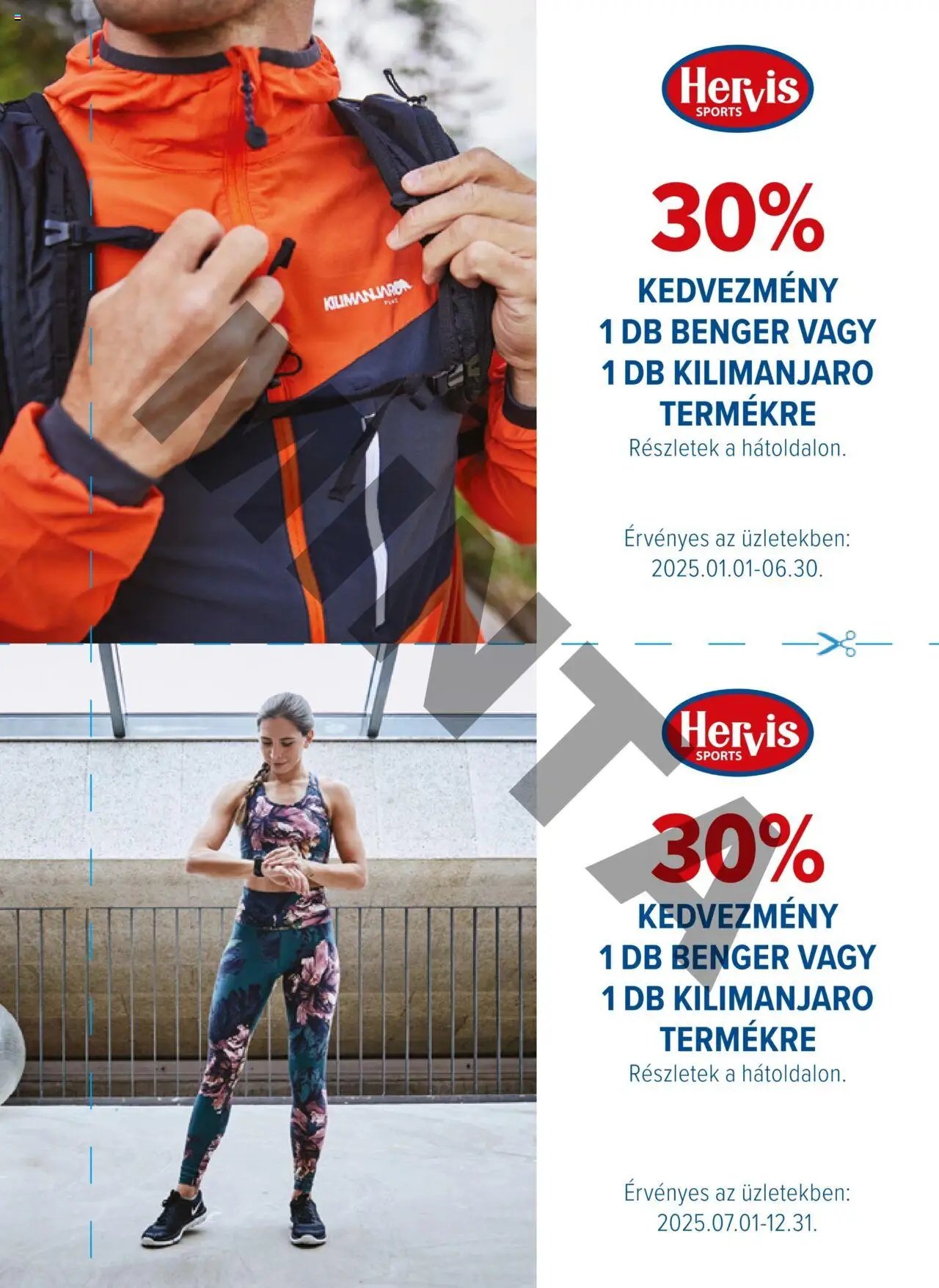 Hervis Sports újság 2025.01.01. Kuponfüzet (2025-01-01 - 2025-12-31)