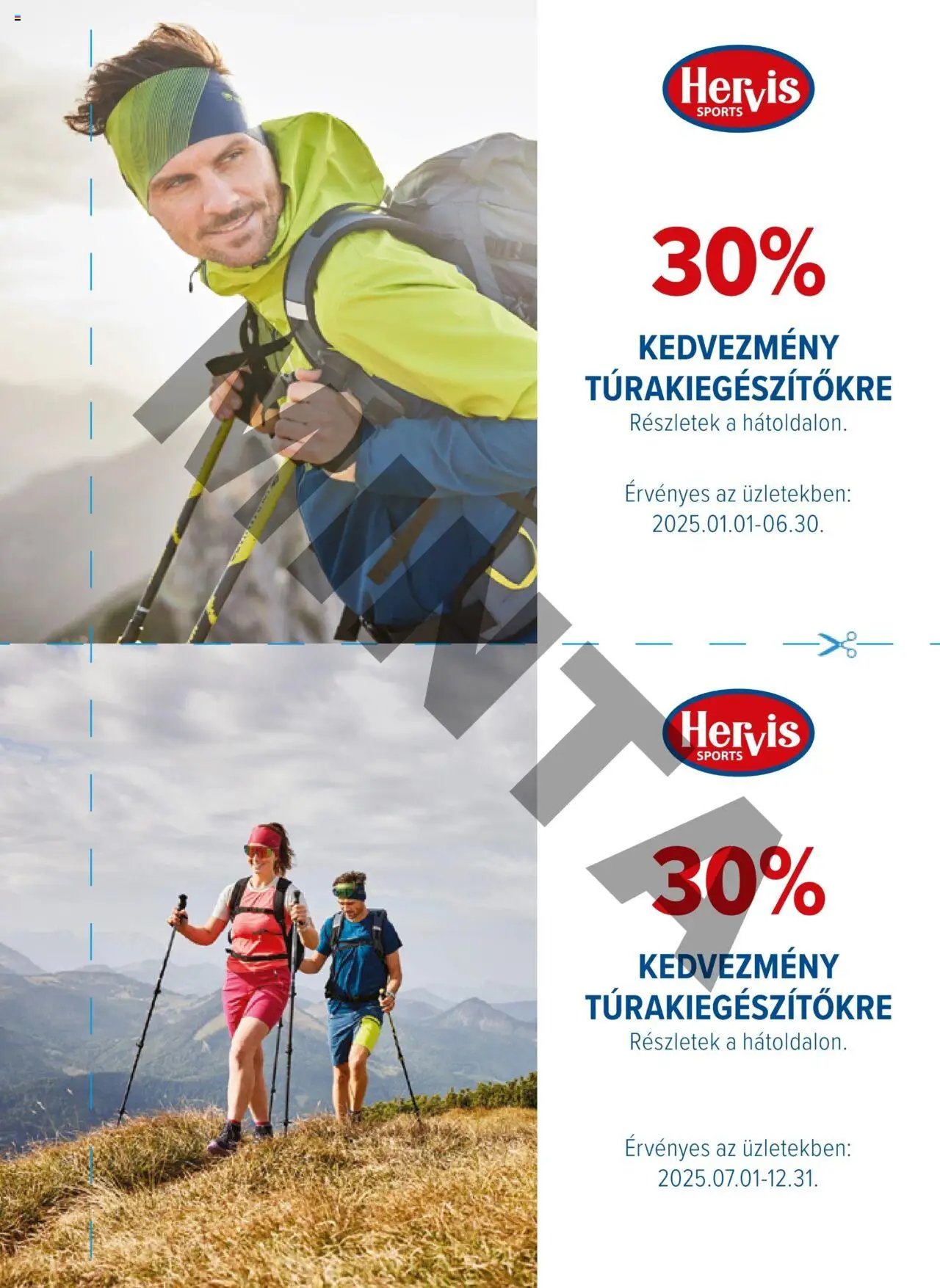 Hervis Sports újság 2025.01.01. Kuponfüzet (2025-01-01 - 2025-12-31)