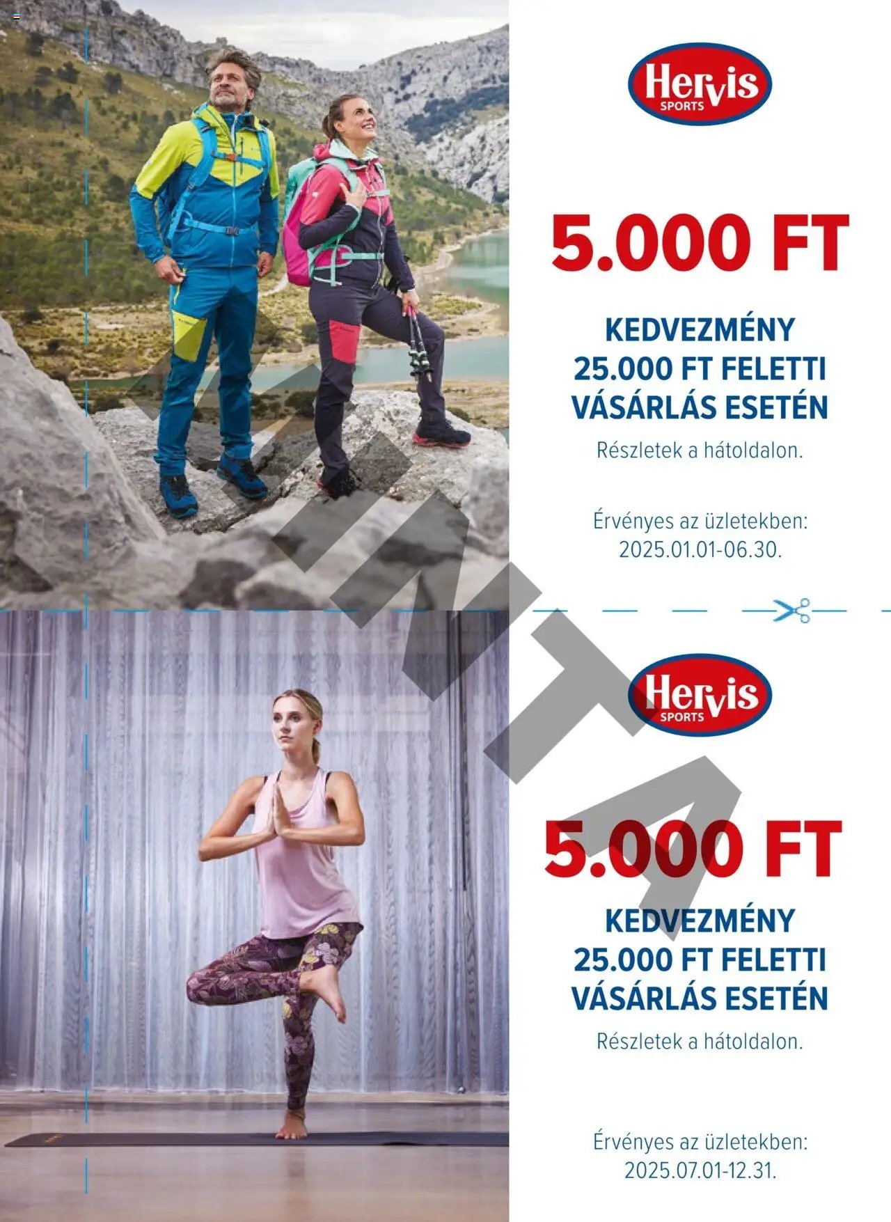 Hervis Sports újság 2025.01.01. Kuponfüzet (2025-01-01 - 2025-12-31)
