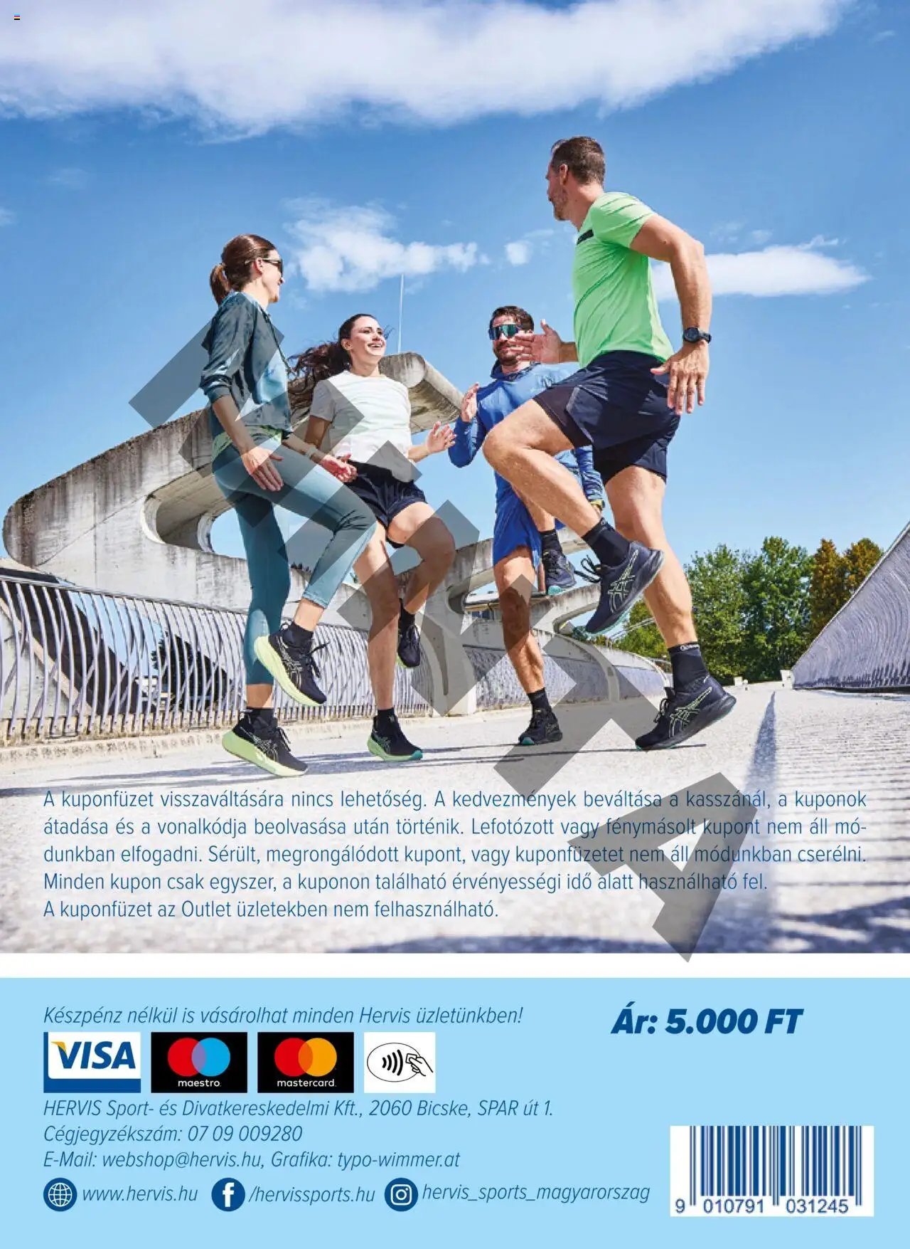Hervis Sports újság 2025.01.01. Kuponfüzet (2025-01-01 - 2025-12-31)