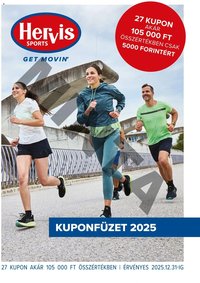 Hervis Sports újság 2025.01.01. Kuponfüzet (2025-01-01 - 2025-12-31)