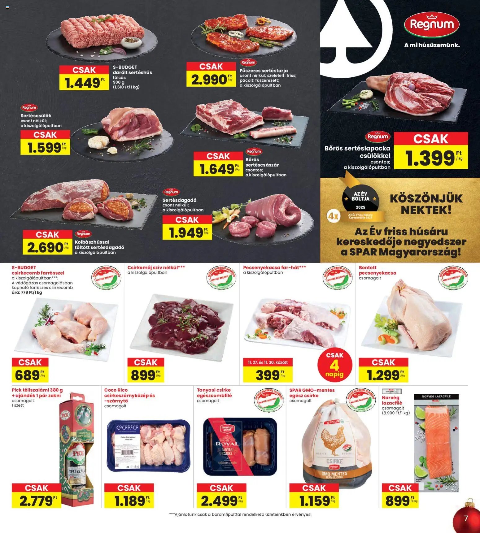 Interspar újság 2025.11.27. Akciós újság Interspar (2025-11-27 - 2025-12-03)