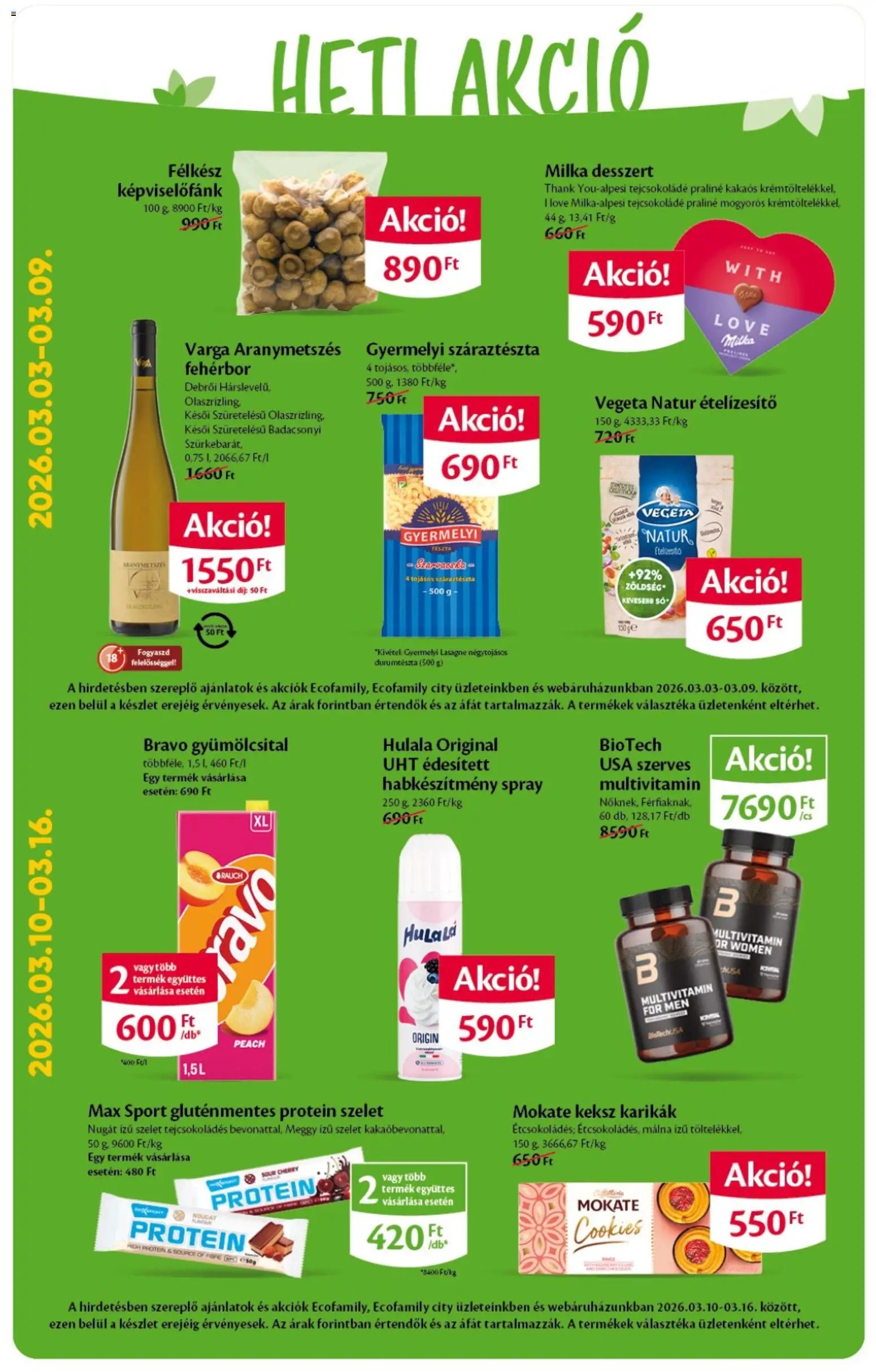 EcoFamily újság 2026.03.05. EcoFamily City akciós újság (2026-03-05 - 2026-03-14)