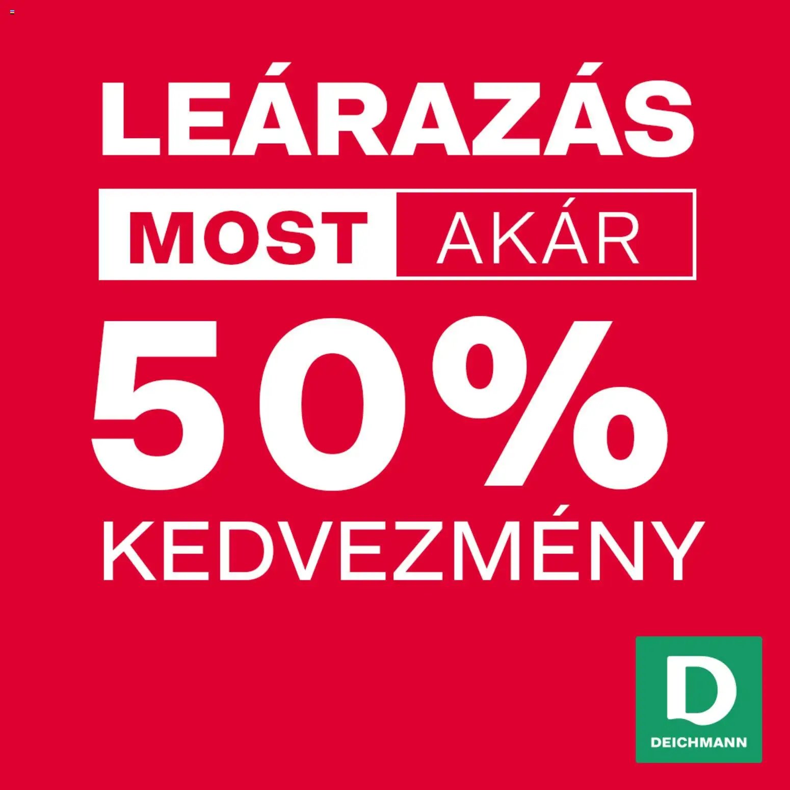 Deichmann újság 2025.12.09. Akciós újság Deichmann (2025-12-09)