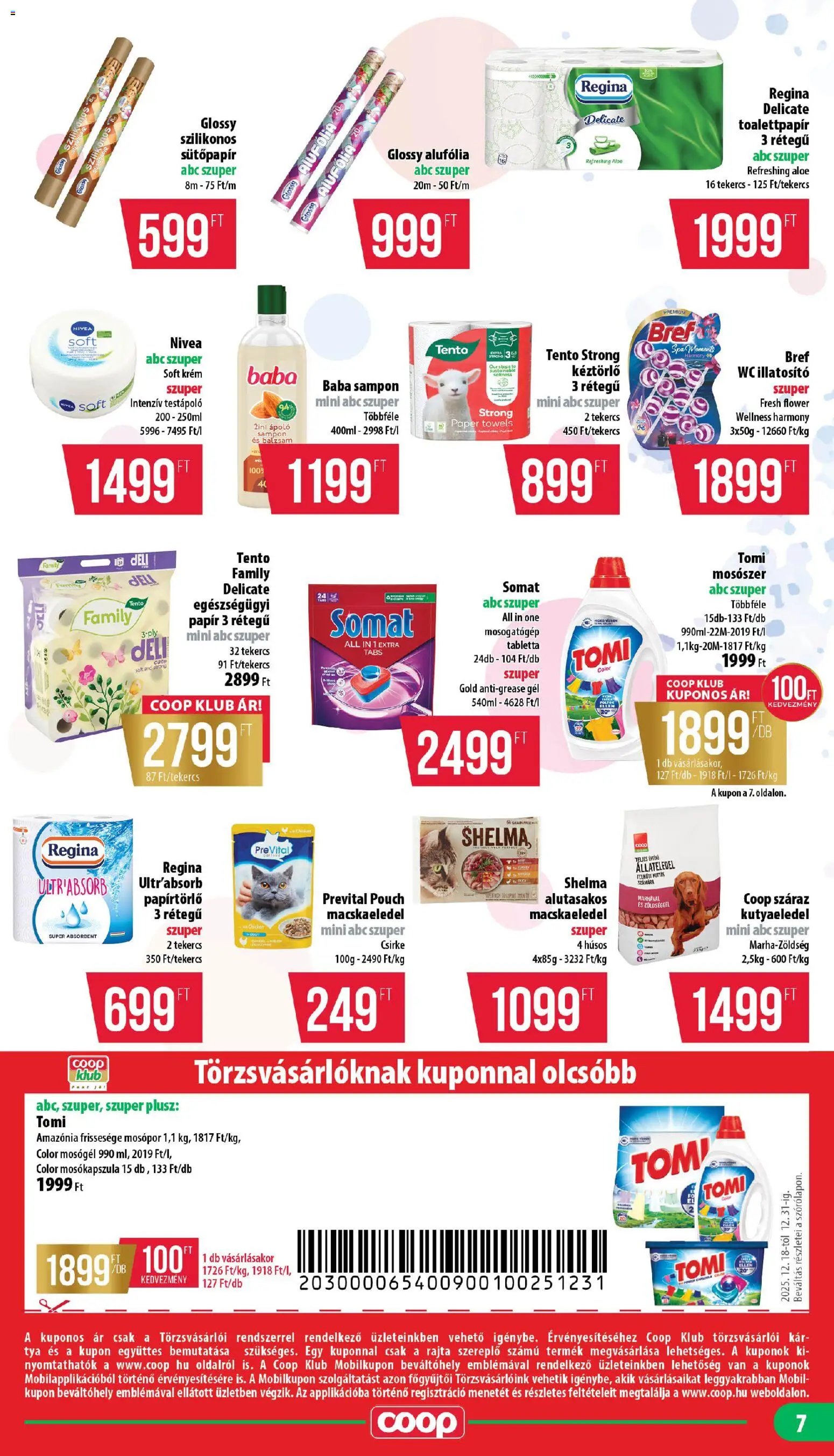 COOP újság 2025.12.18. Mecsek - Mini & Abc & Szuper (2025-12-18 - 2025-12-31)