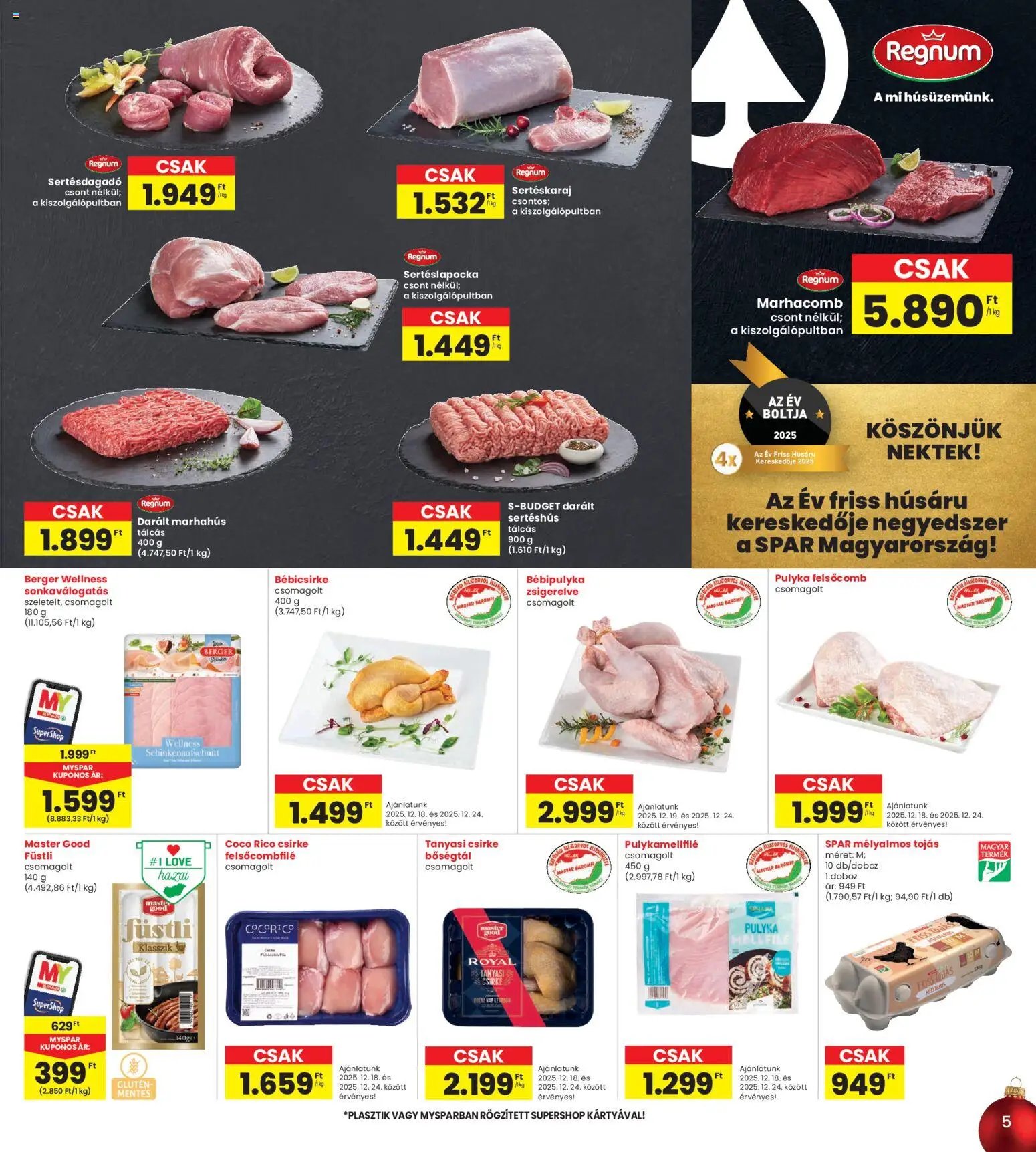 Interspar újság 2025.12.18. Akciós újság Interspar (2025-12-18 - 2025-12-27)