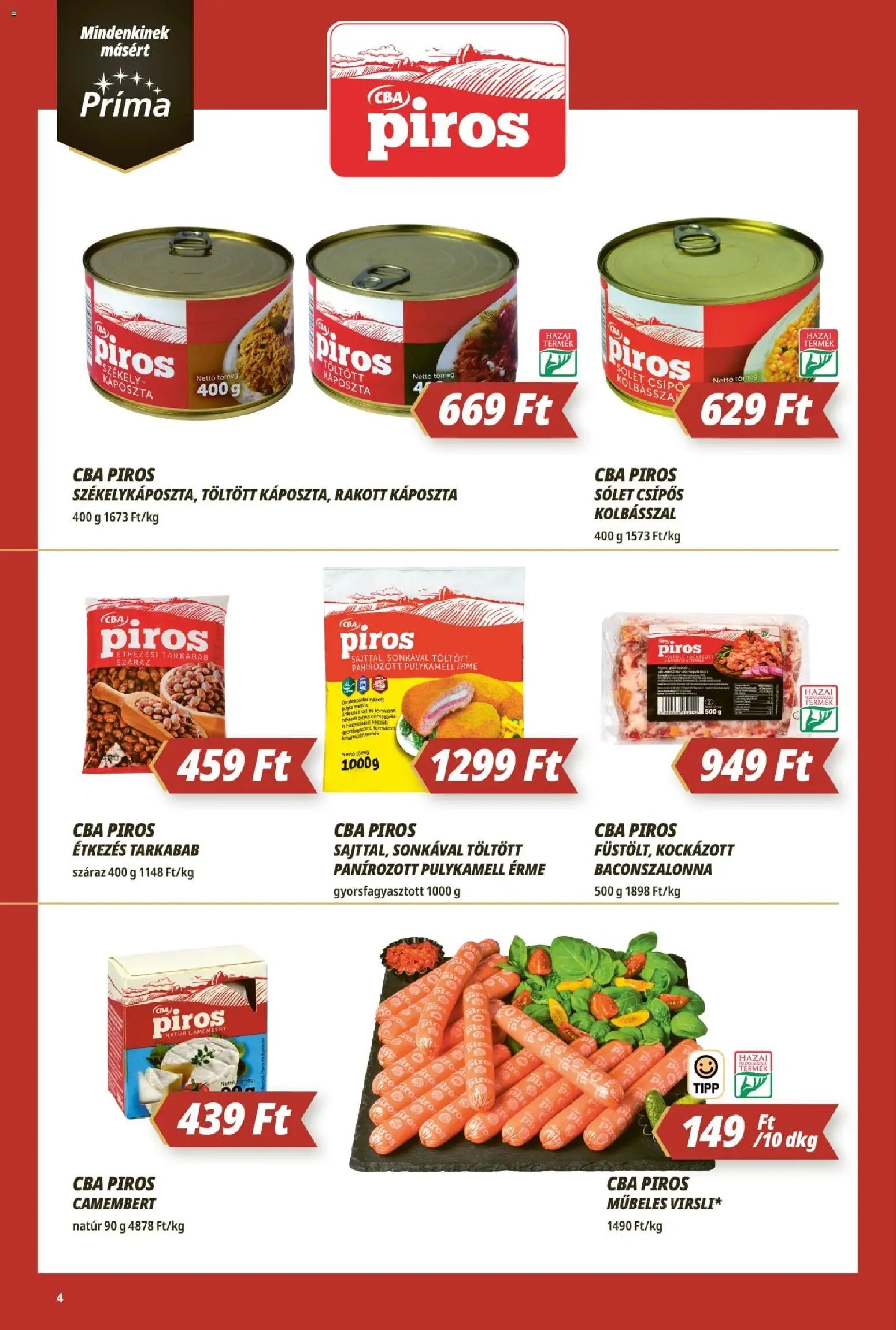 CBA Príma újság 2026.04.16. CBA Príma akciós újság (2026-04-16 - 2026-04-22)