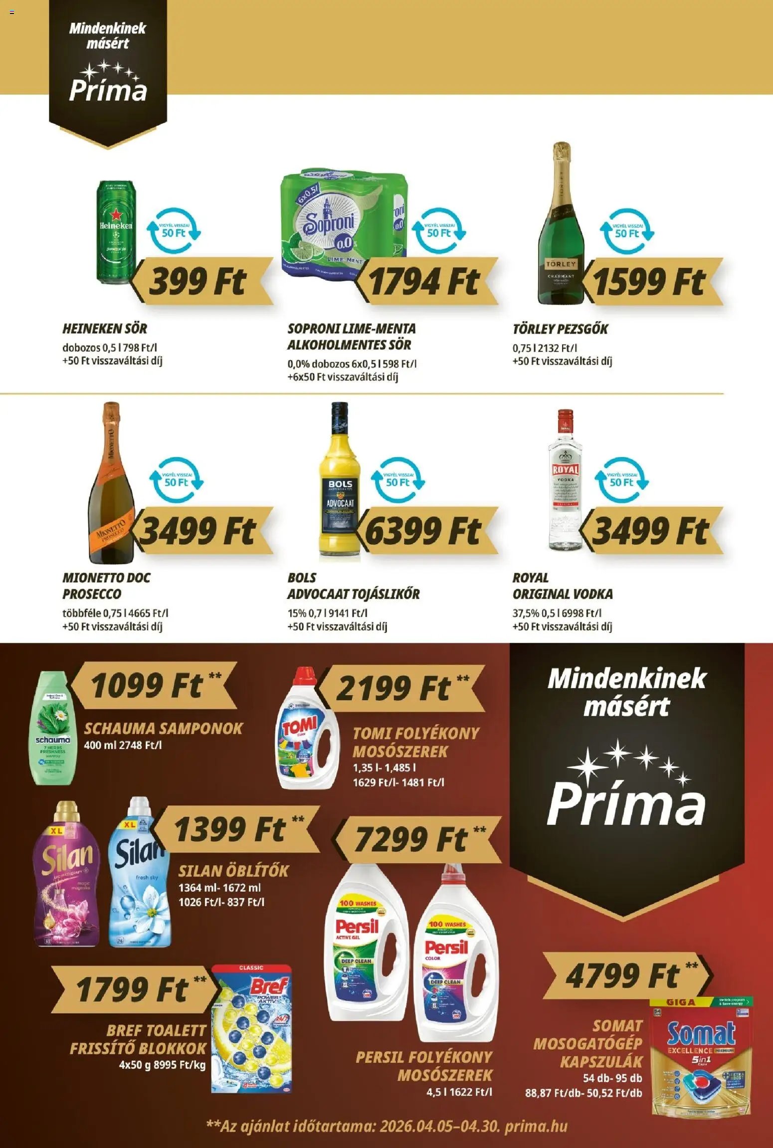 CBA Príma újság 2026.04.16. CBA Príma akciós újság (2026-04-16 - 2026-04-22)