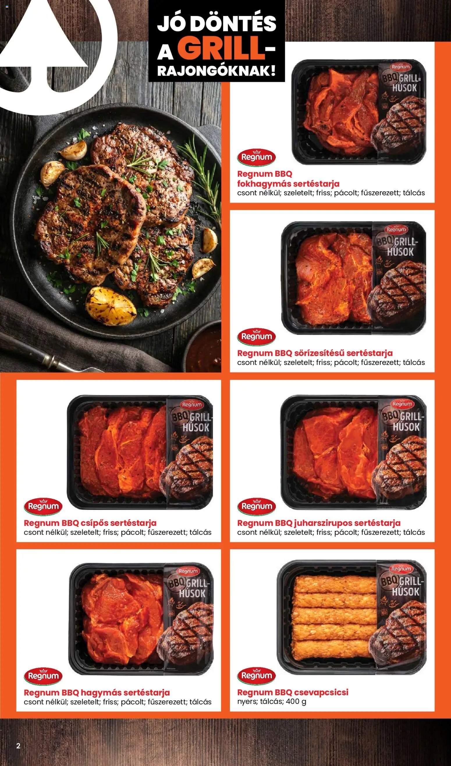 Spar újság 2026.04.30. Spar Grill katalógus (2026-04-30)