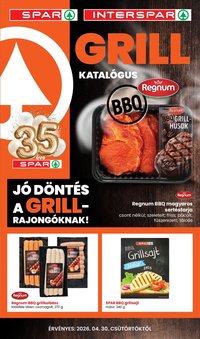 Spar újság 2026.04.30. Spar Grill katalógus (2026-04-30)