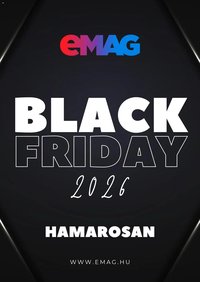 eMAG Black Friday értesítés 2026.10.09. - lapozható formában szórólap ✳️