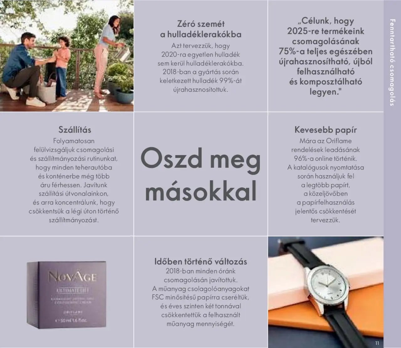 Oriflame újság 2020.05.27. Oriflame katalógus Fenntarthatóság (2020-05-27)