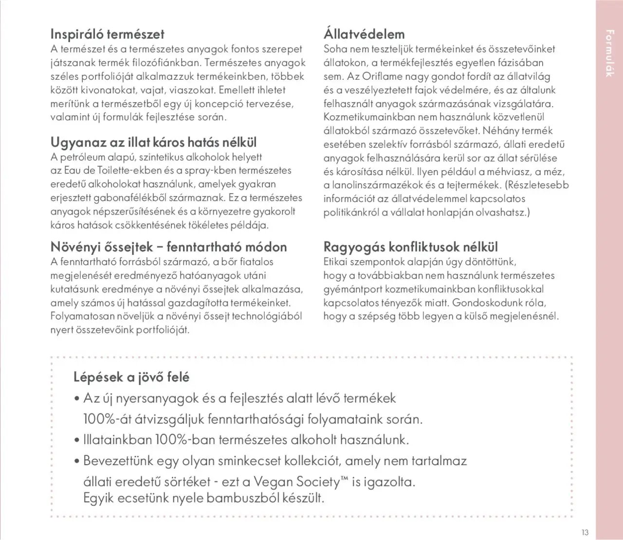 Oriflame újság 2020.05.27. Oriflame katalógus Fenntarthatóság (2020-05-27)