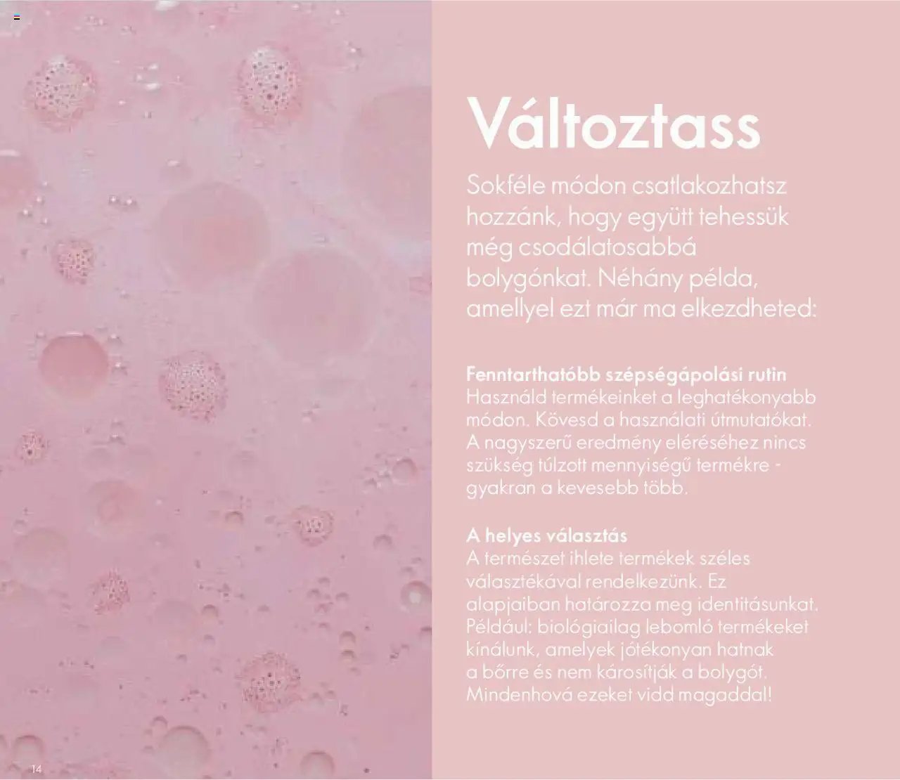 Oriflame újság 2020.05.27. Oriflame katalógus Fenntarthatóság (2020-05-27)