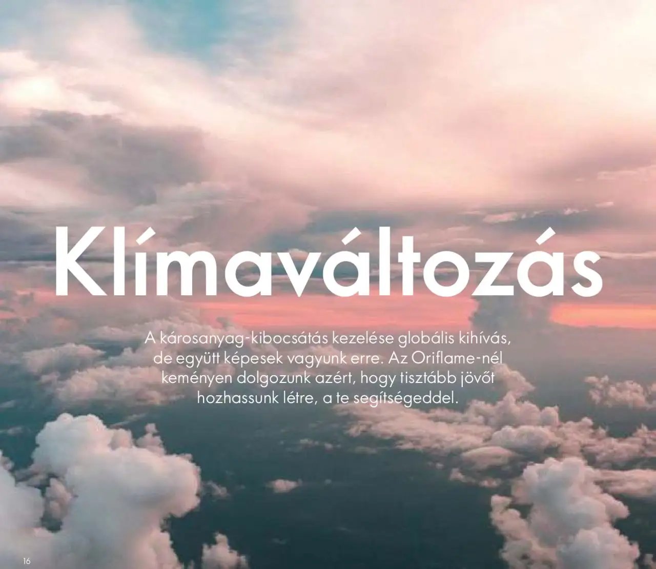 Oriflame újság 2020.05.27. Oriflame katalógus Fenntarthatóság (2020-05-27)