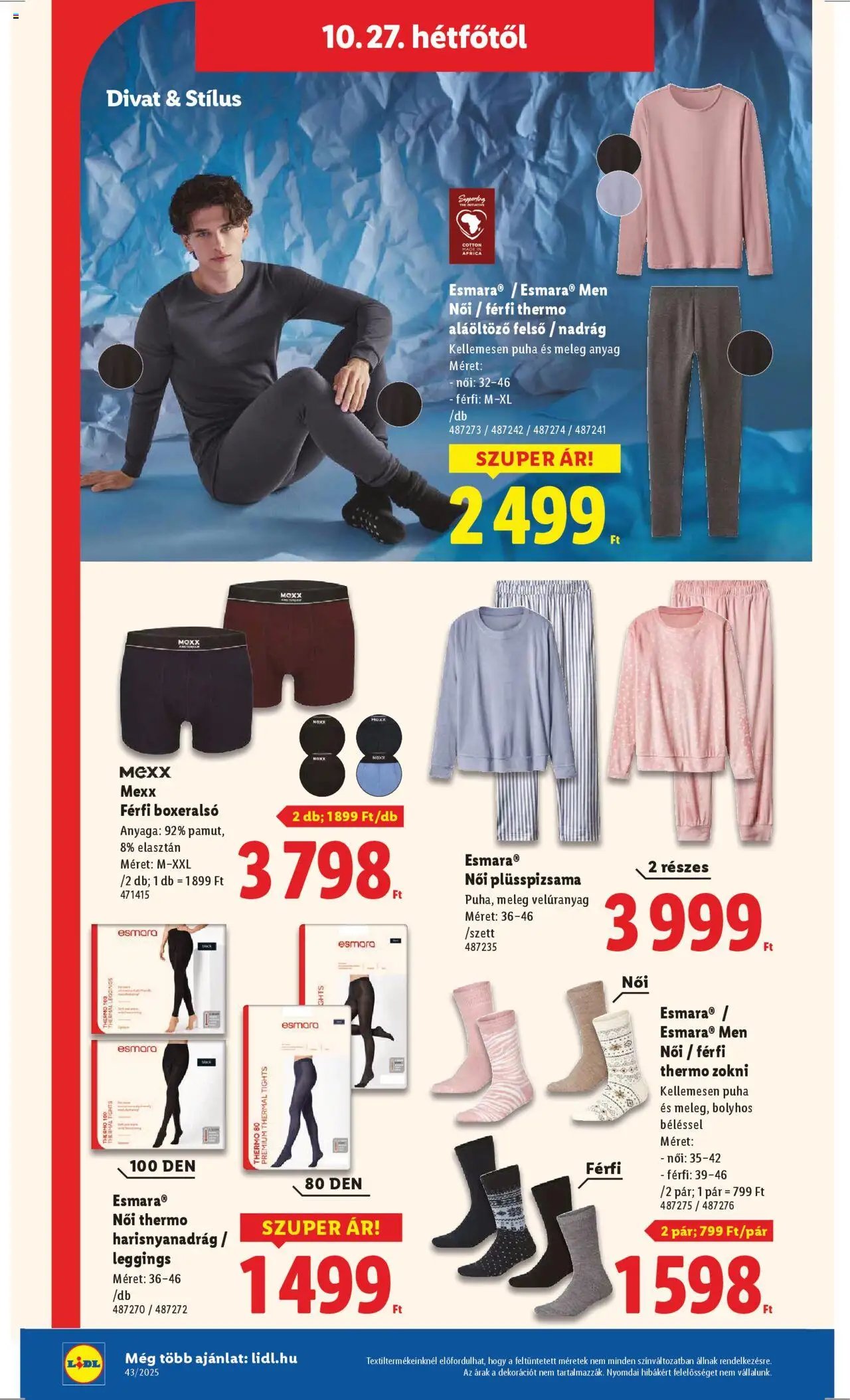 Lidl újság 2025.10.22. Nonfood kínálatunk (2025-10-22 - 2025-10-29)