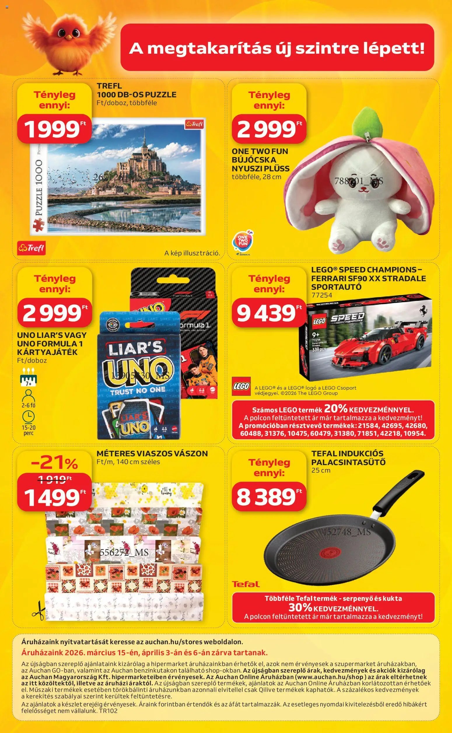 Auchan újság 2026.02.19. Húsvéti ajánlataink (2026-02-19 - 2026-04-04)