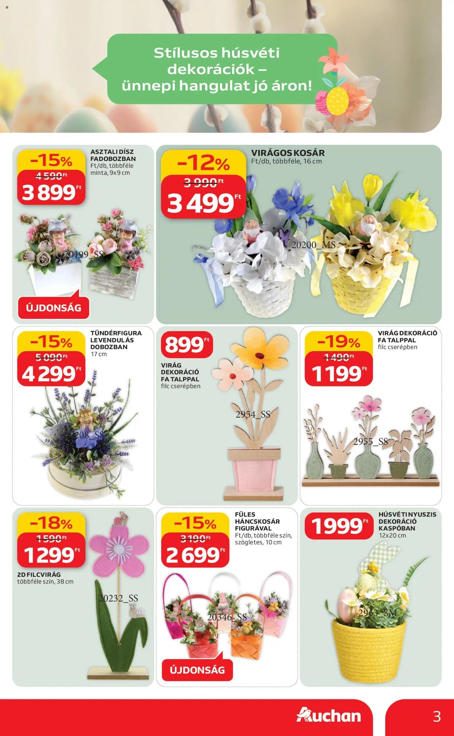 Auchan újság 2026.02.19. Húsvéti ajánlataink (2026-02-19 - 2026-04-04)