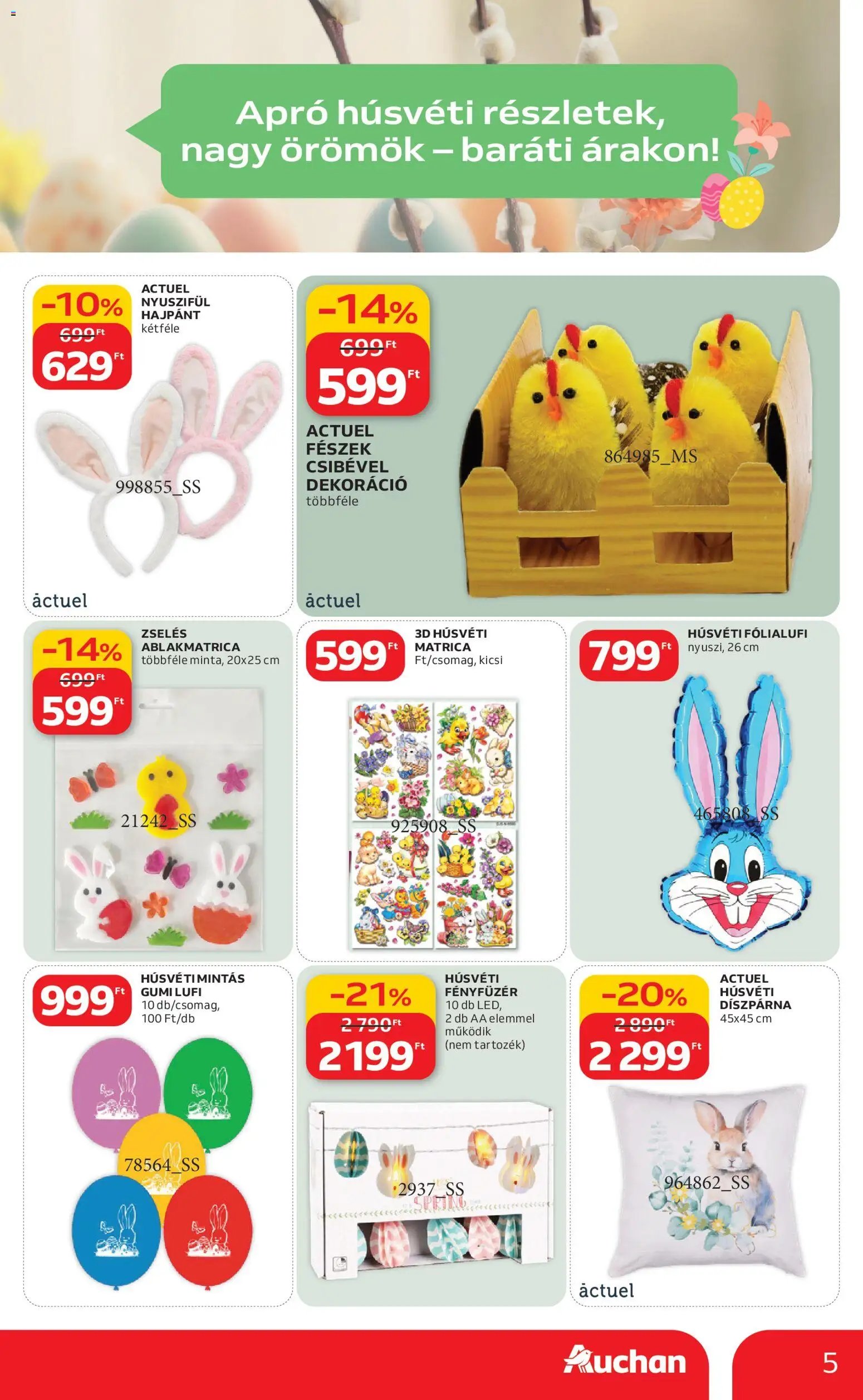 Auchan újság 2026.02.19. Húsvéti ajánlataink (2026-02-19 - 2026-04-04)