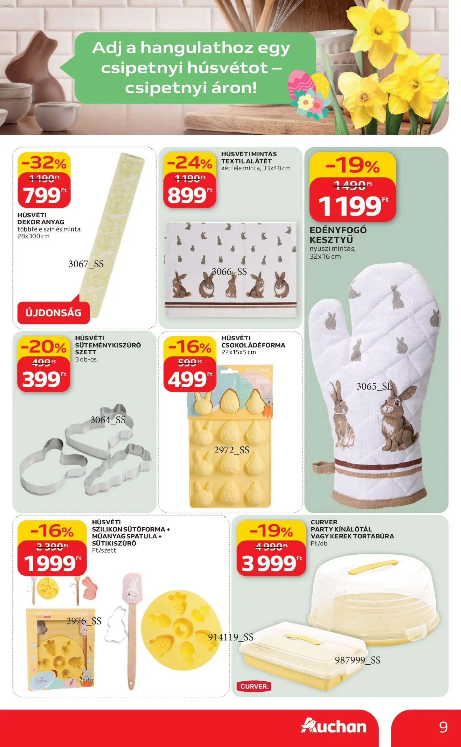 Auchan újság 2026.02.19. Húsvéti ajánlataink (2026-02-19 - 2026-04-04)