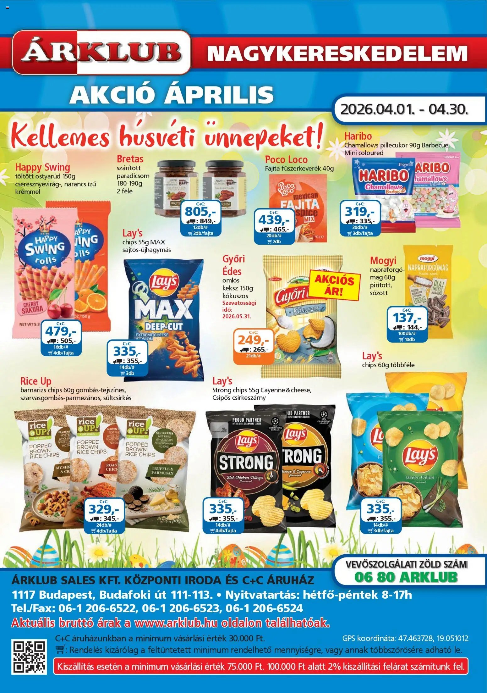 ÁRKLUB újság 2026.04.01. ÁRKLUB akciós újság (2026-04-01 - 2026-04-30)
