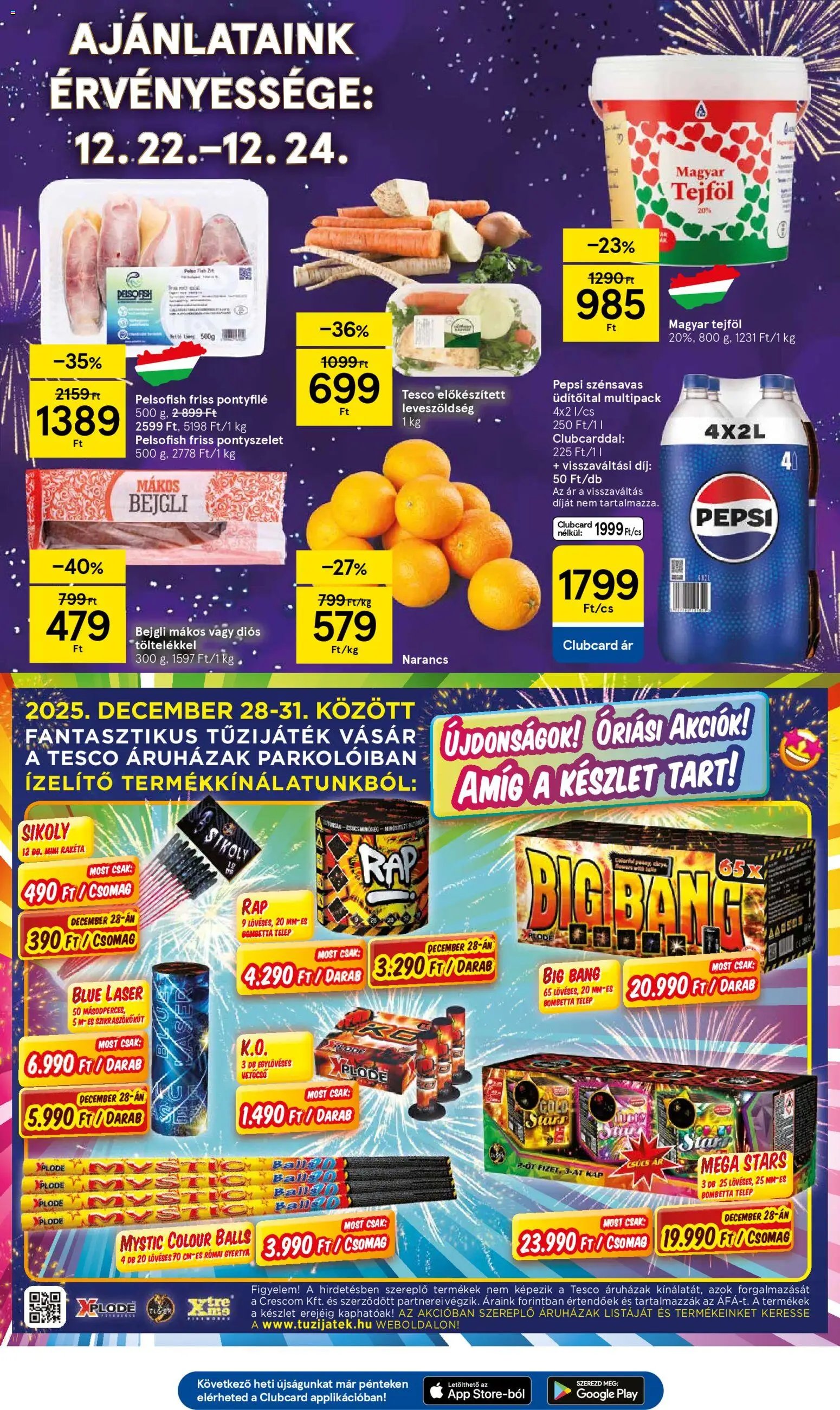 Tesco újság 2025.12.27. Akciós újság Tesco (2025-12-27)