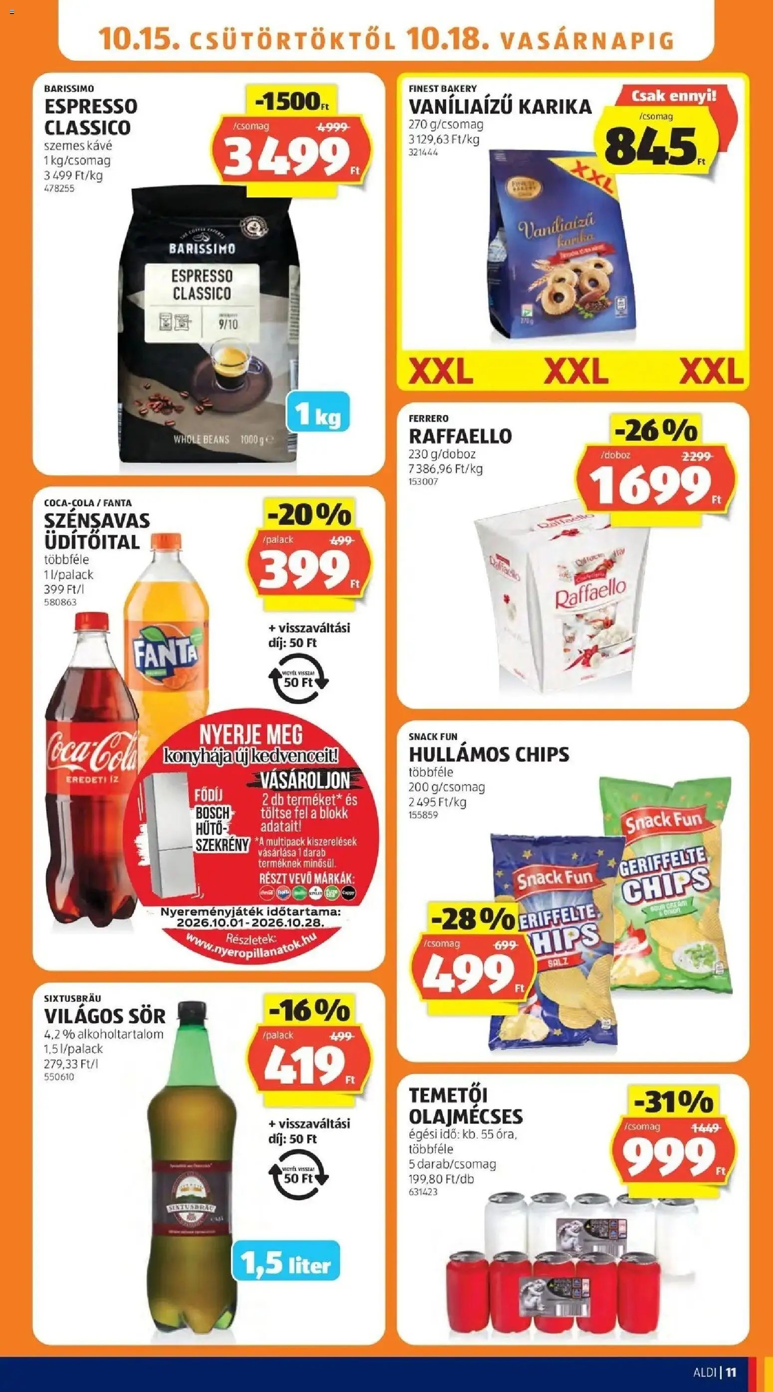 Aldi aktuális akciós újság 2026.10.15. - lapozható formában szórólap ✳️