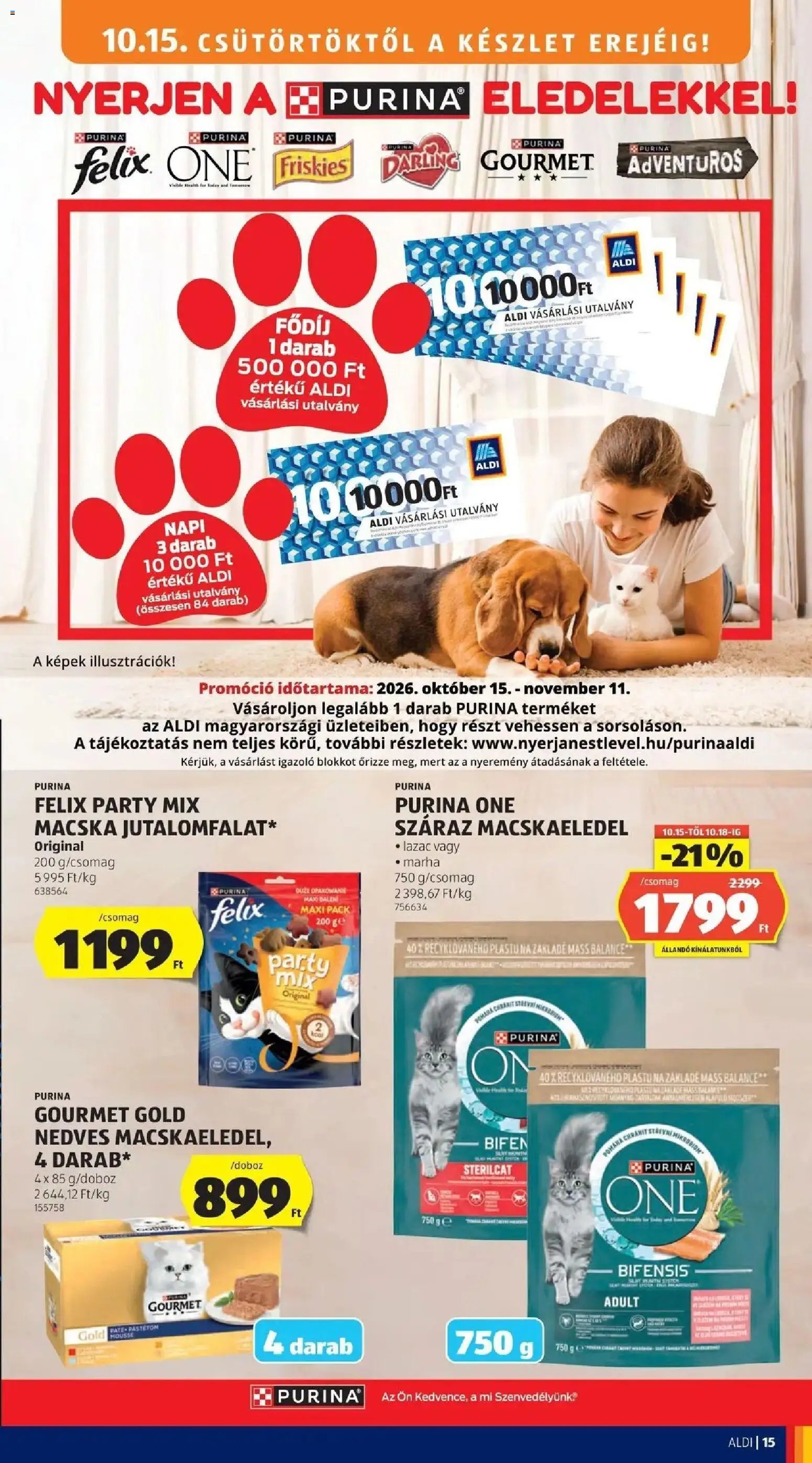 Aldi aktuális akciós újság 2026.10.15. - lapozható formában szórólap ✳️
