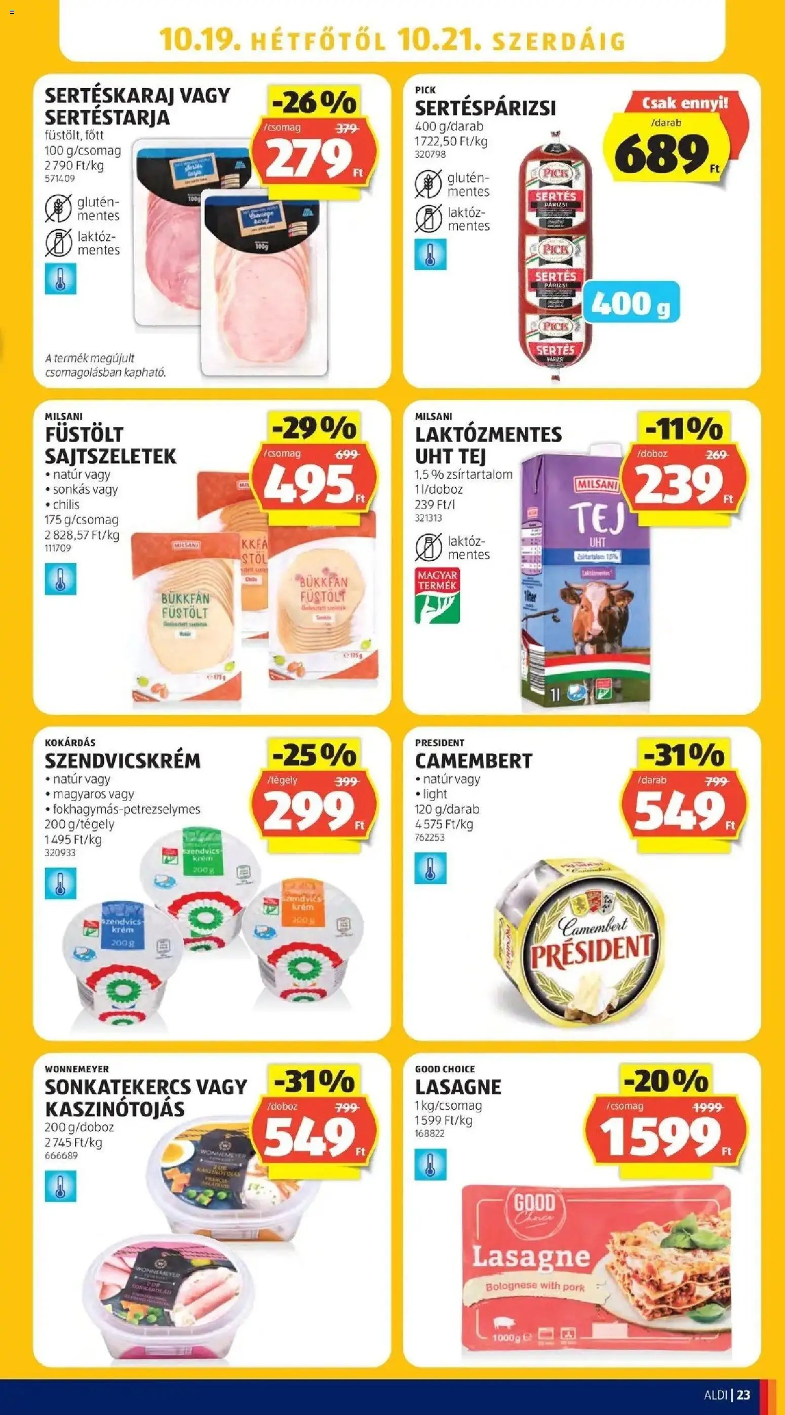 Aldi aktuális akciós újság 2026.10.15. - lapozható formában szórólap ✳️