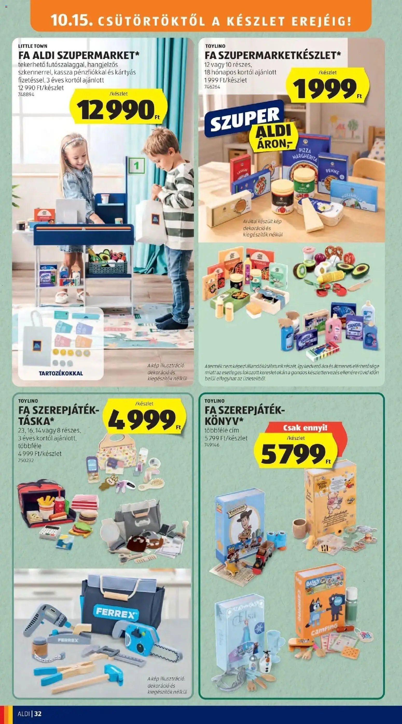Aldi aktuális akciós újság 2026.10.15. - lapozható formában szórólap ✳️