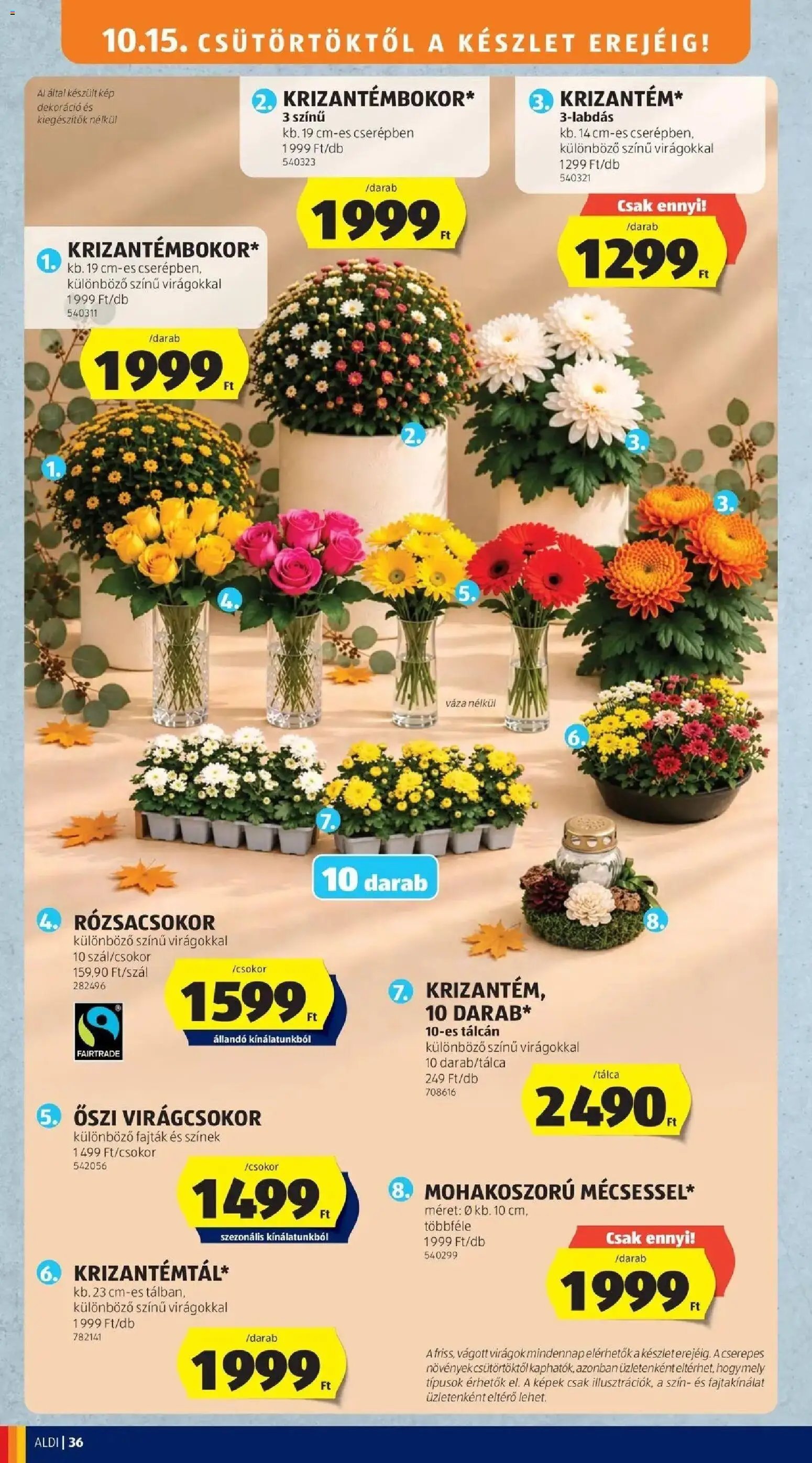 Aldi aktuális akciós újság 2026.10.15. - lapozható formában szórólap ✳️