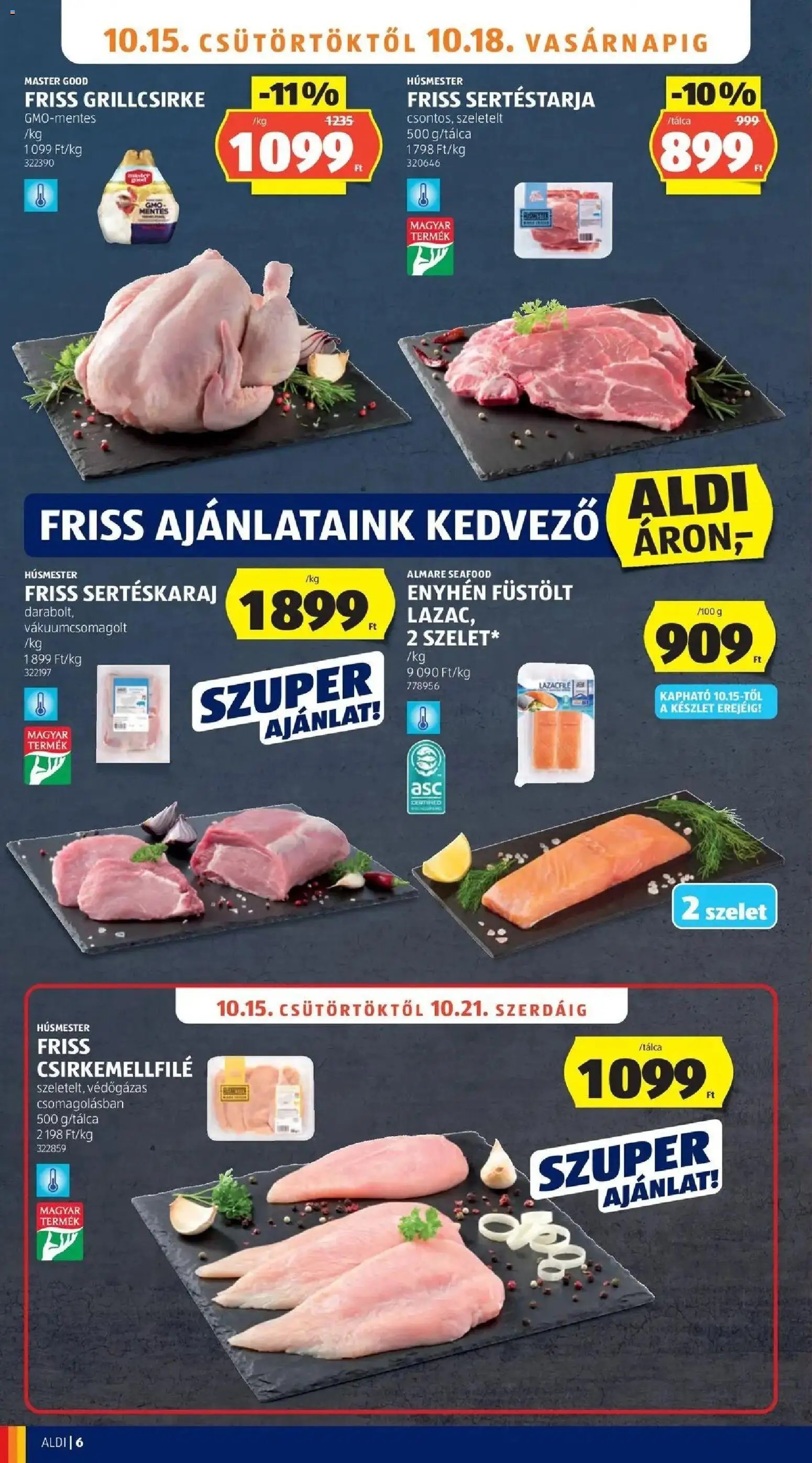 Aldi aktuális akciós újság 2026.10.15. - lapozható formában szórólap ✳️