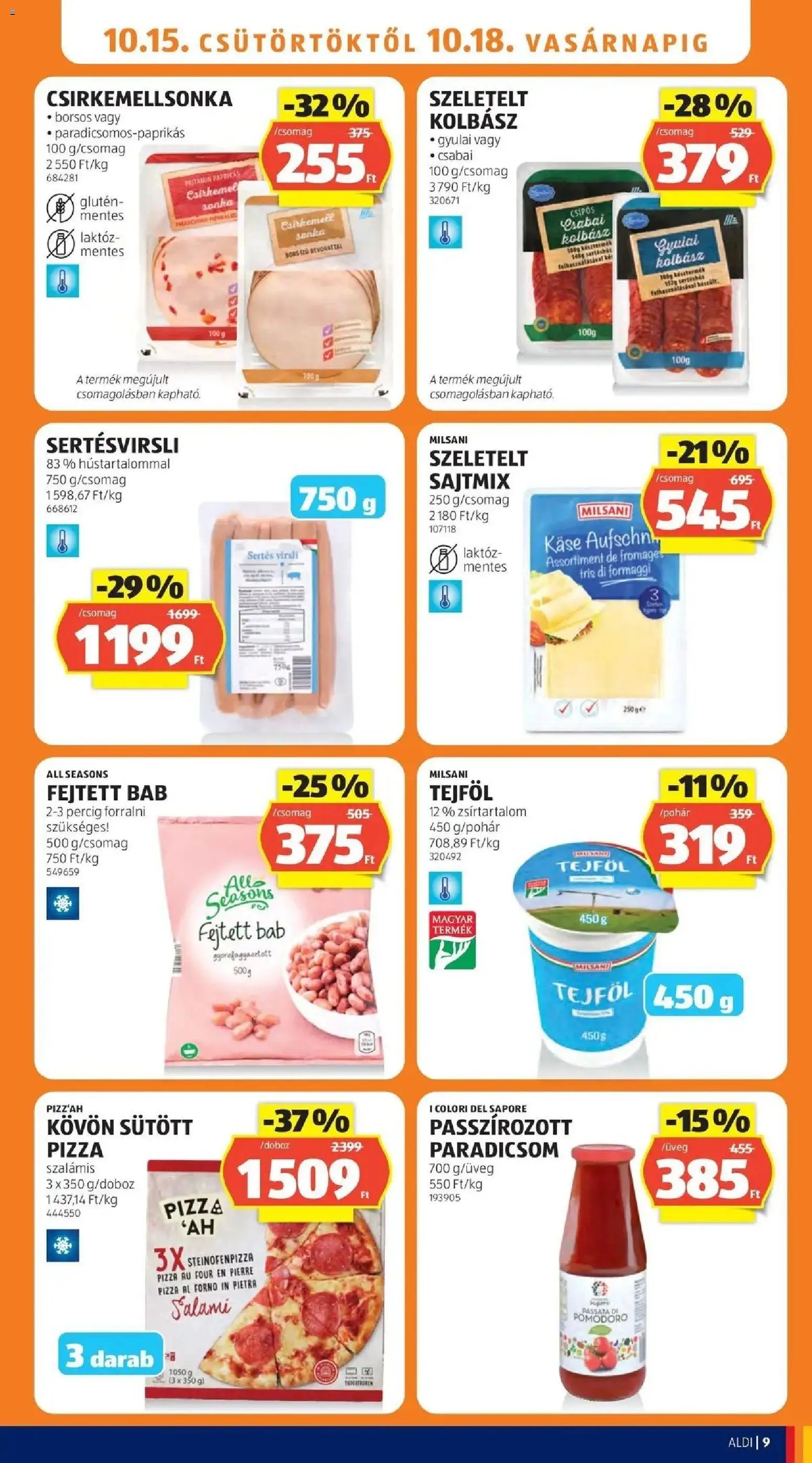 Aldi aktuális akciós újság 2026.10.15. - lapozható formában szórólap ✳️