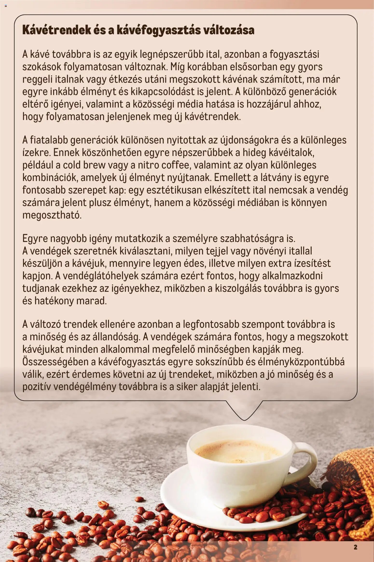 Metro újság 2026.09.01. Metro Mindenünk a kávé! Katalógus